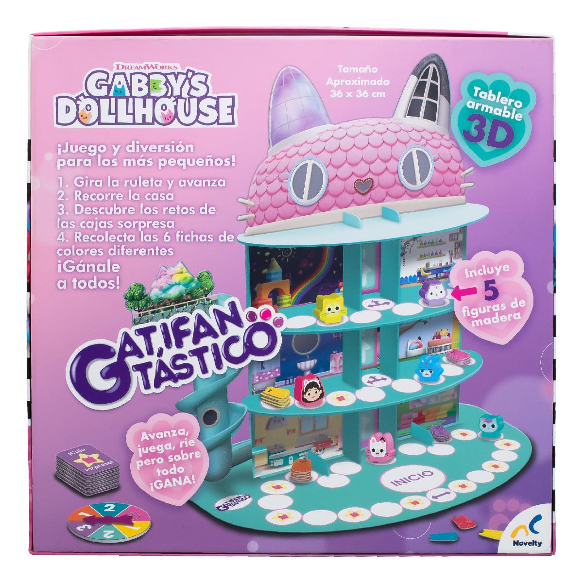 Juego de mesa Infantil Gatifantastico Gabbys Dollhouse