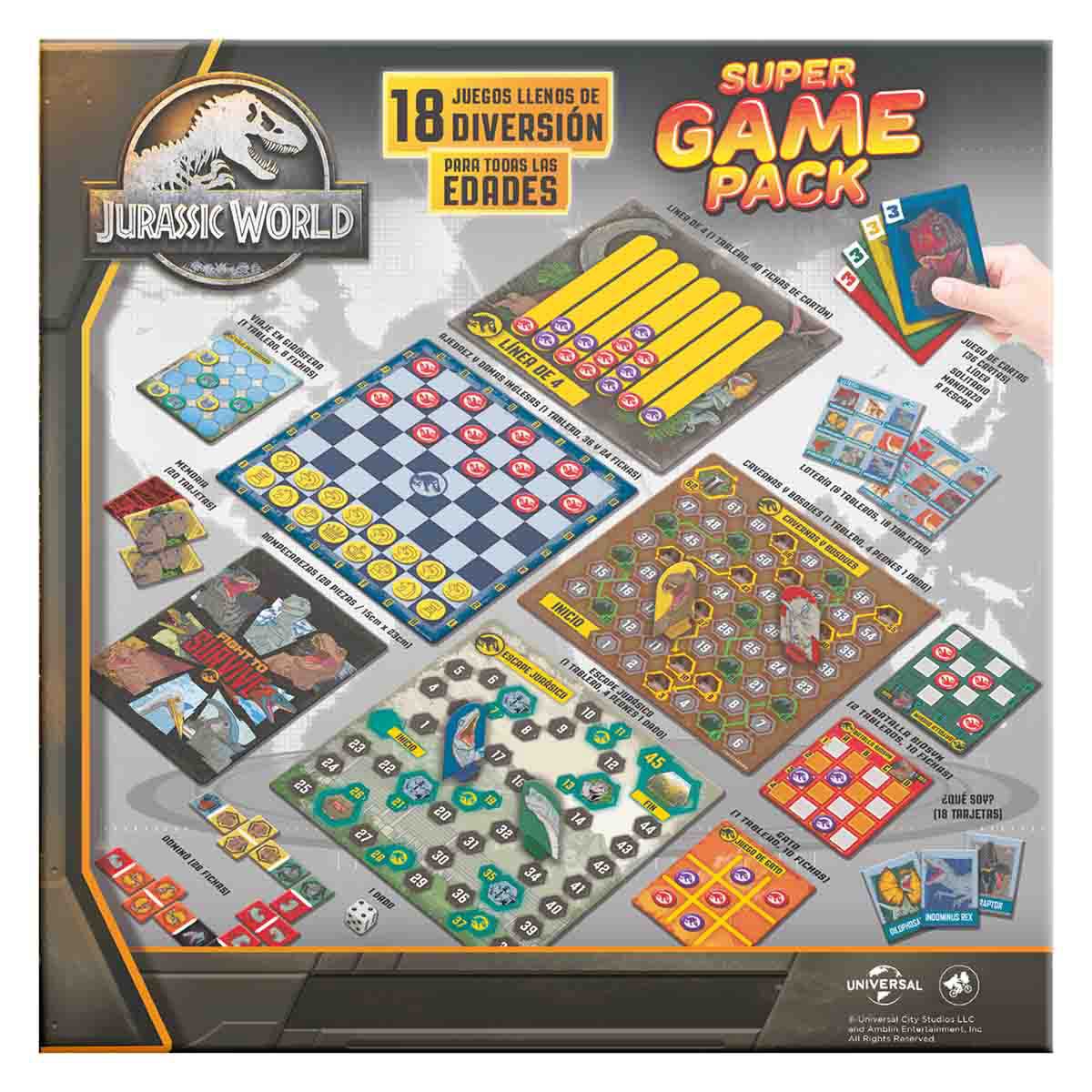 Súper Pack de Juegos Jurassic World