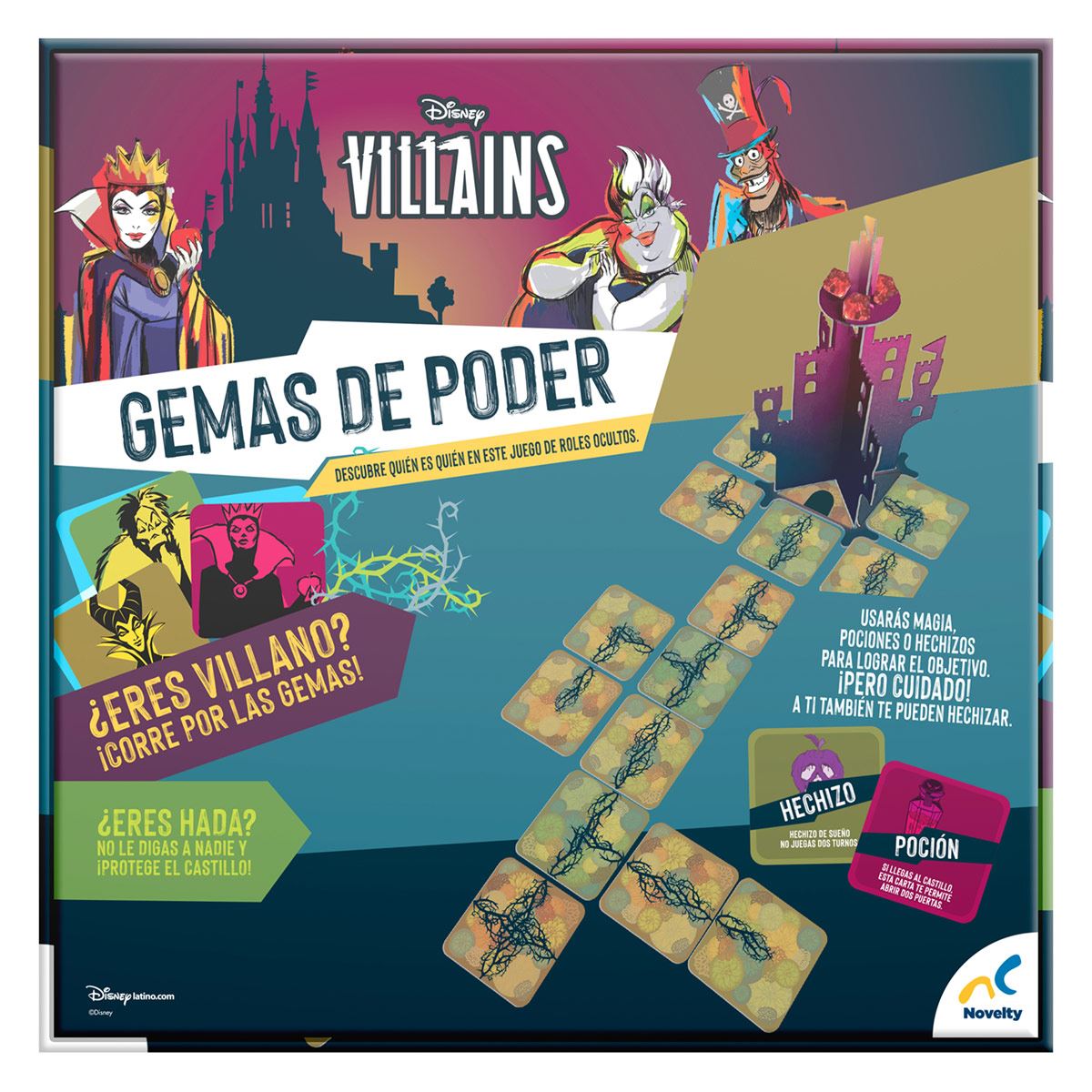 Juego de Estrategia Gemas de Poder Disney Villains