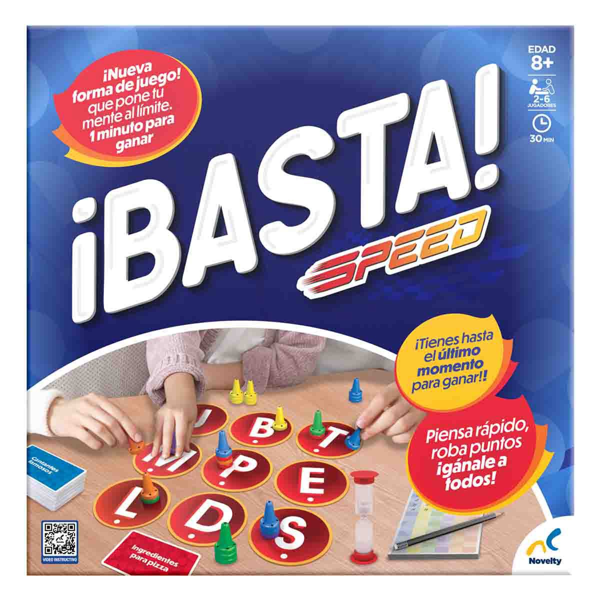 Juego de mesa en Familia Basta Speed