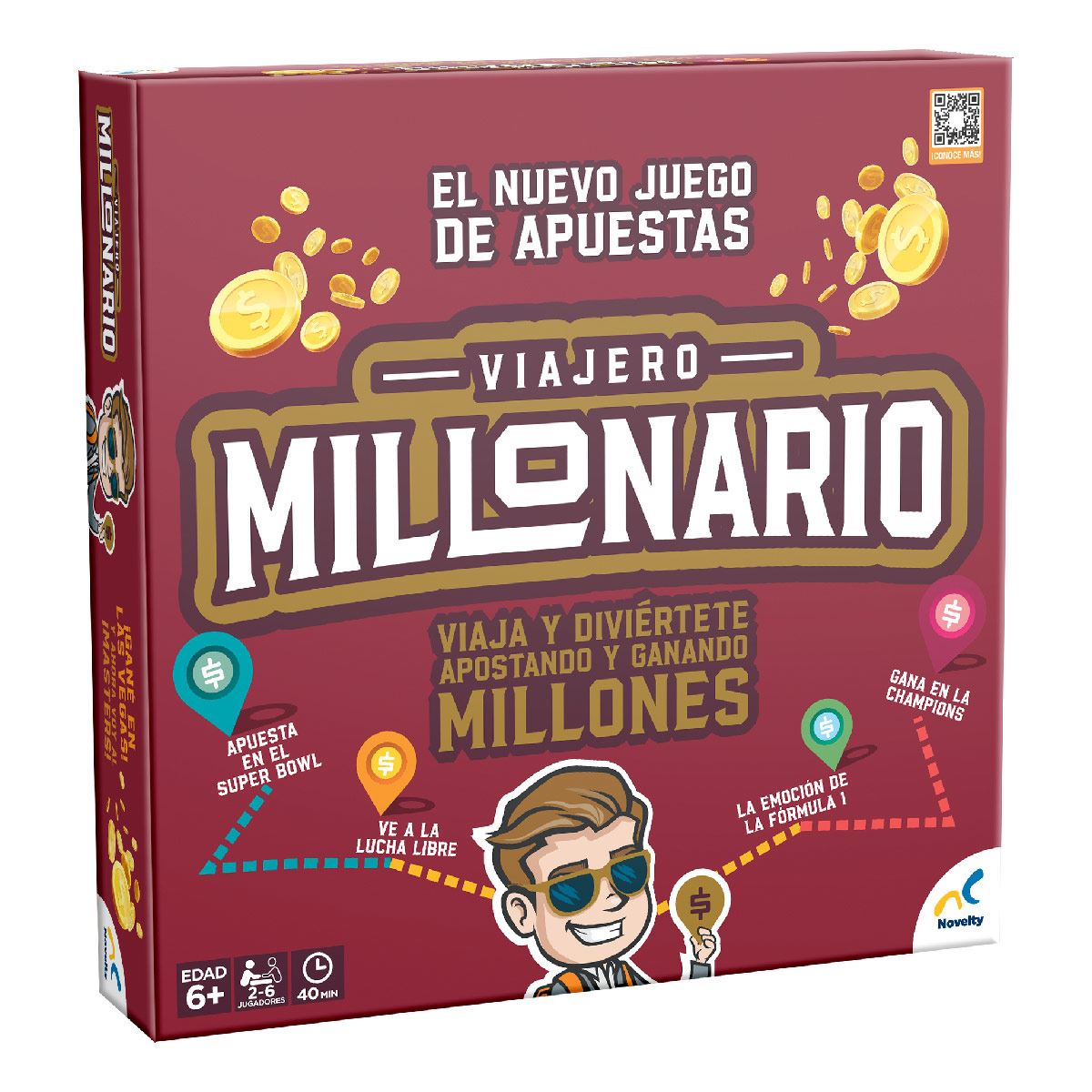 Juego de mesa en Familia Viajero Millonario