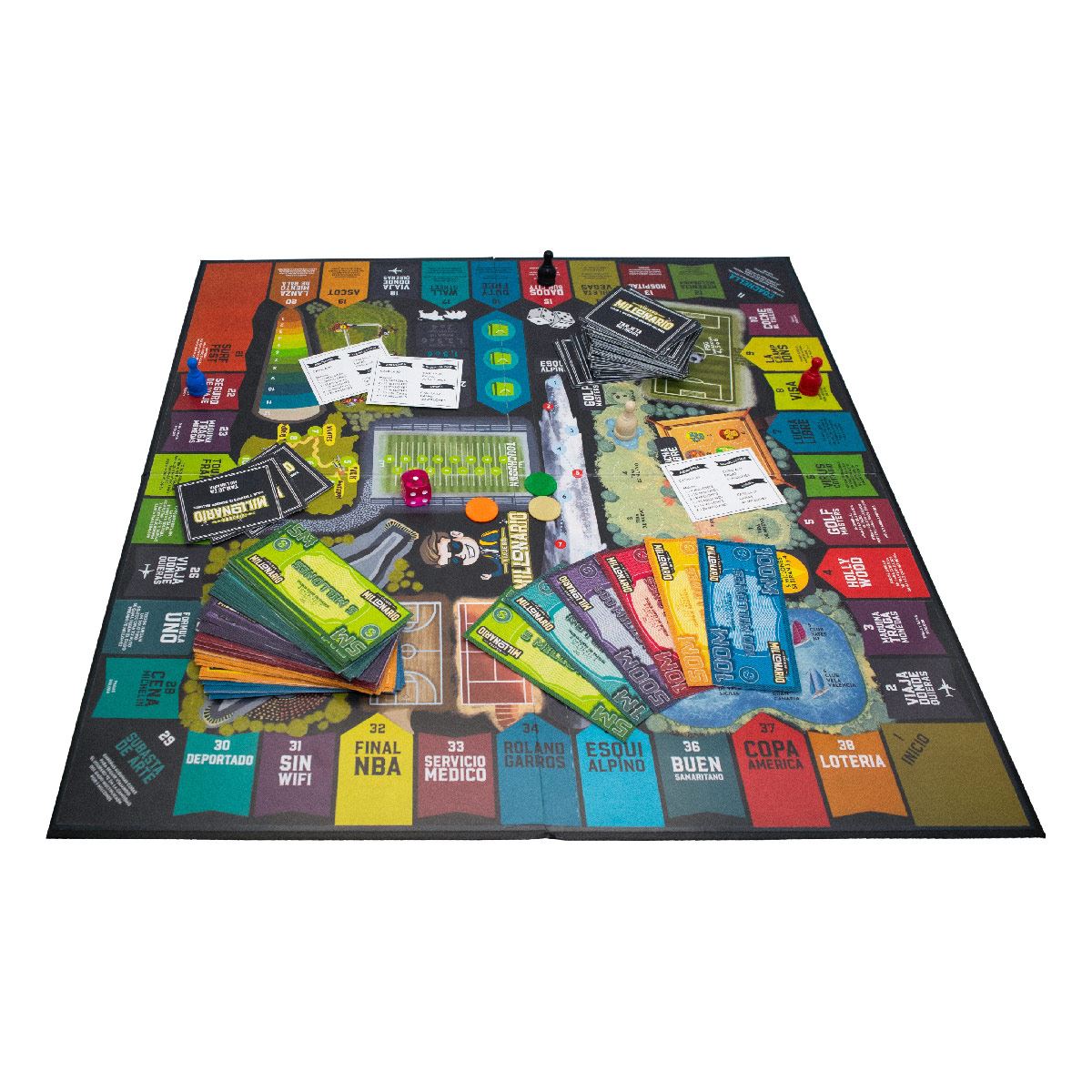 Juego de mesa en Familia Viajero Millonario