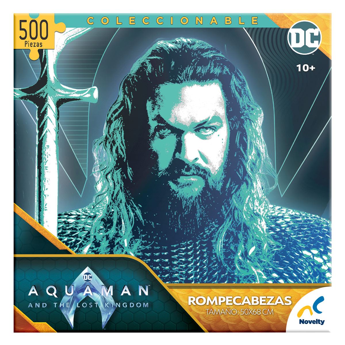 Rompecabezas Coleccionable Aquaman 500 piezas
