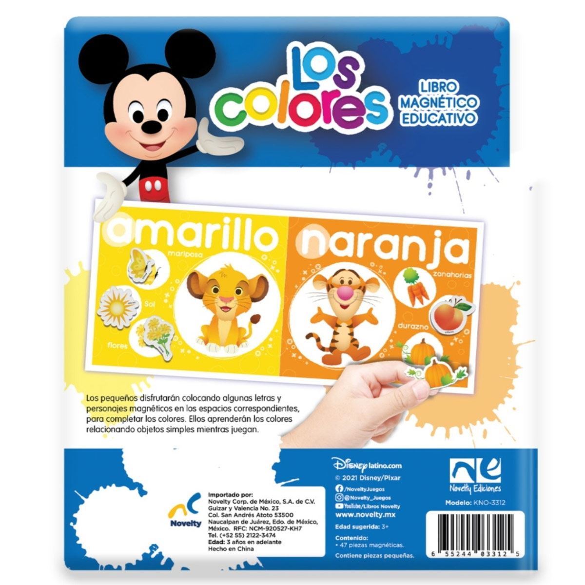 Libro Magnético Educativo, Los Colores