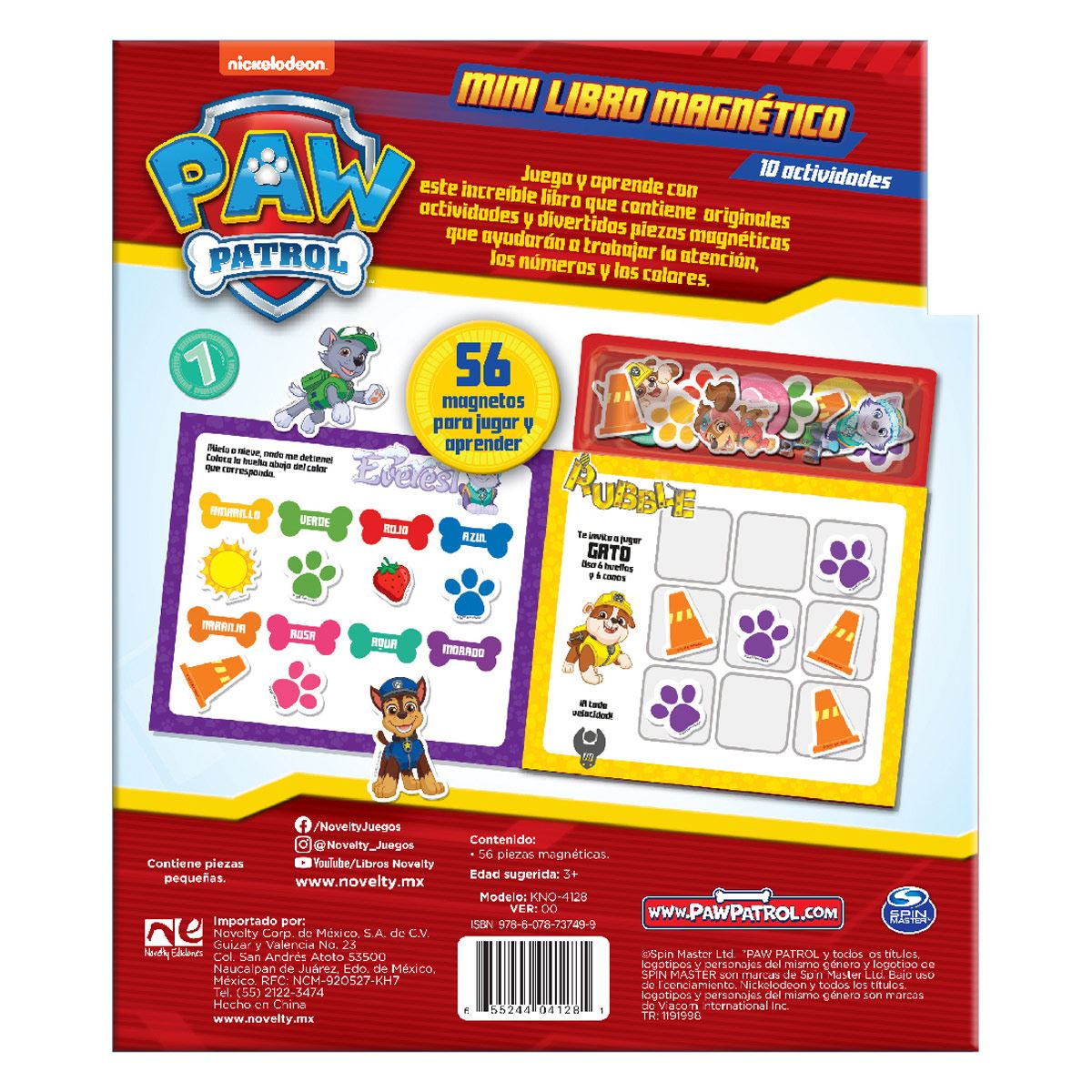Mini libro magnético Paw Patrol