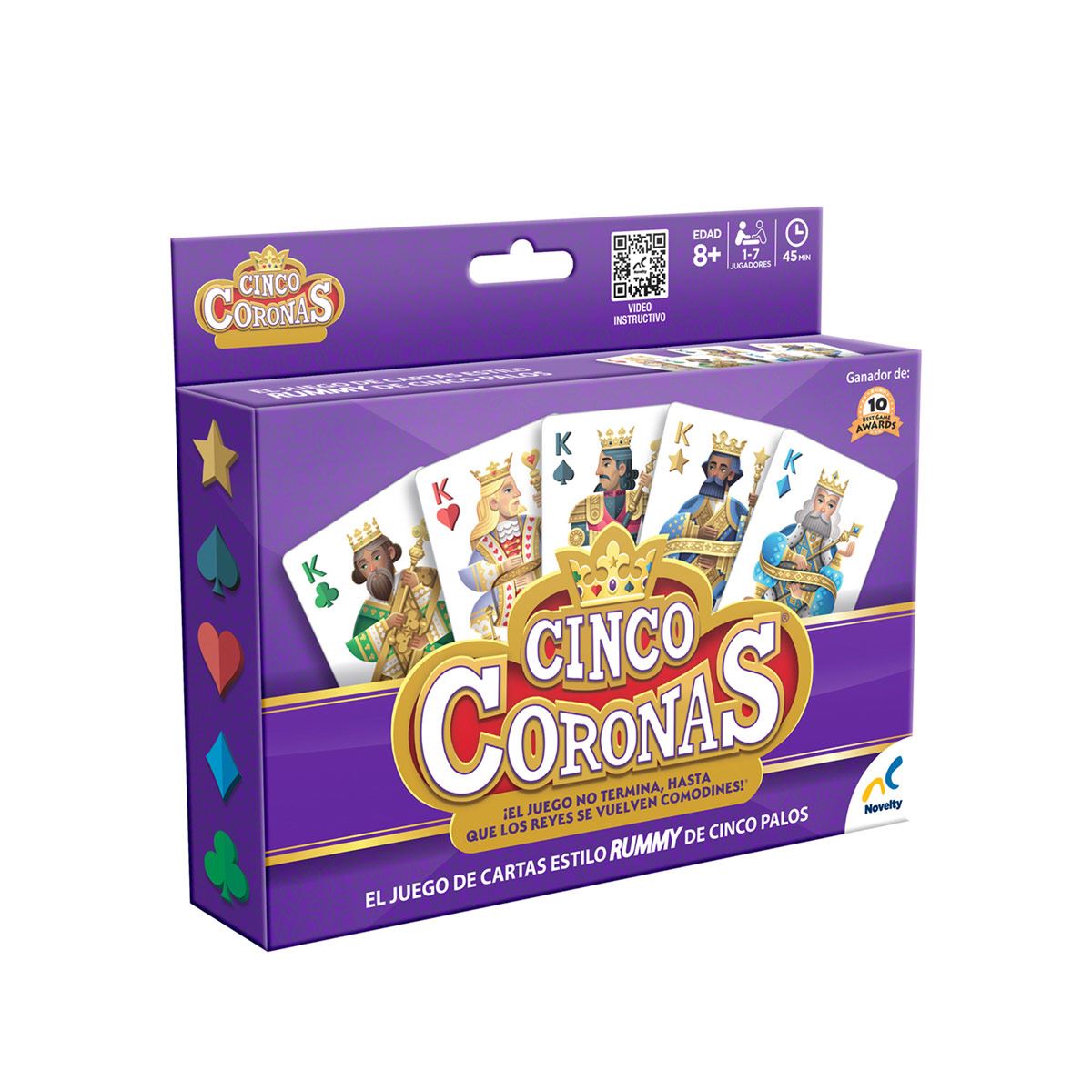Juego de Cartas Cinco Coronas