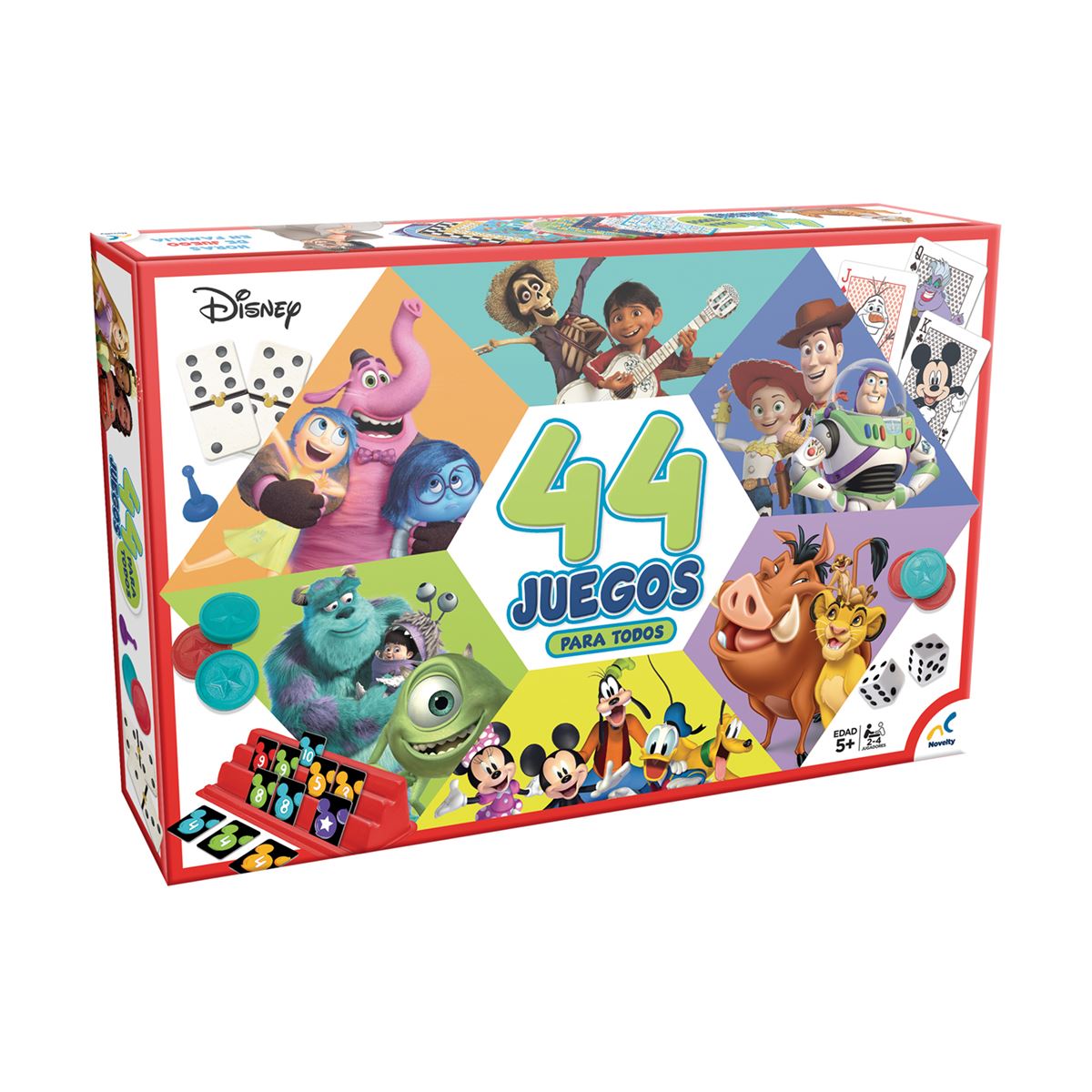 Set 44 Juegos para Todos Disney Pixar Novelty