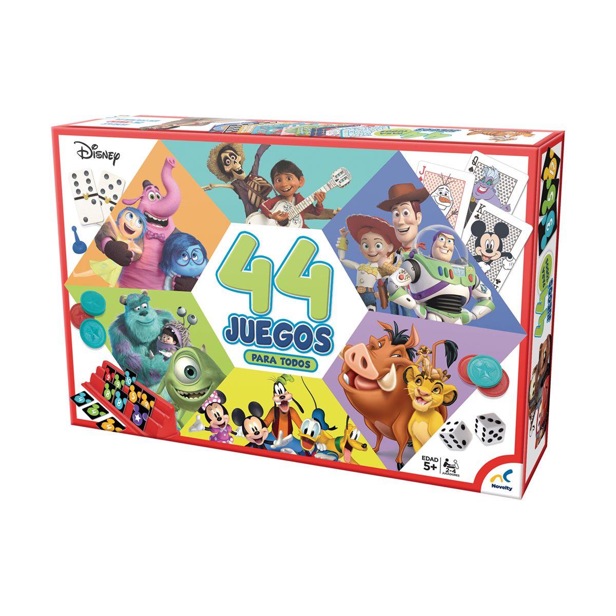 Set 44 Juegos para Todos Disney Pixar Novelty