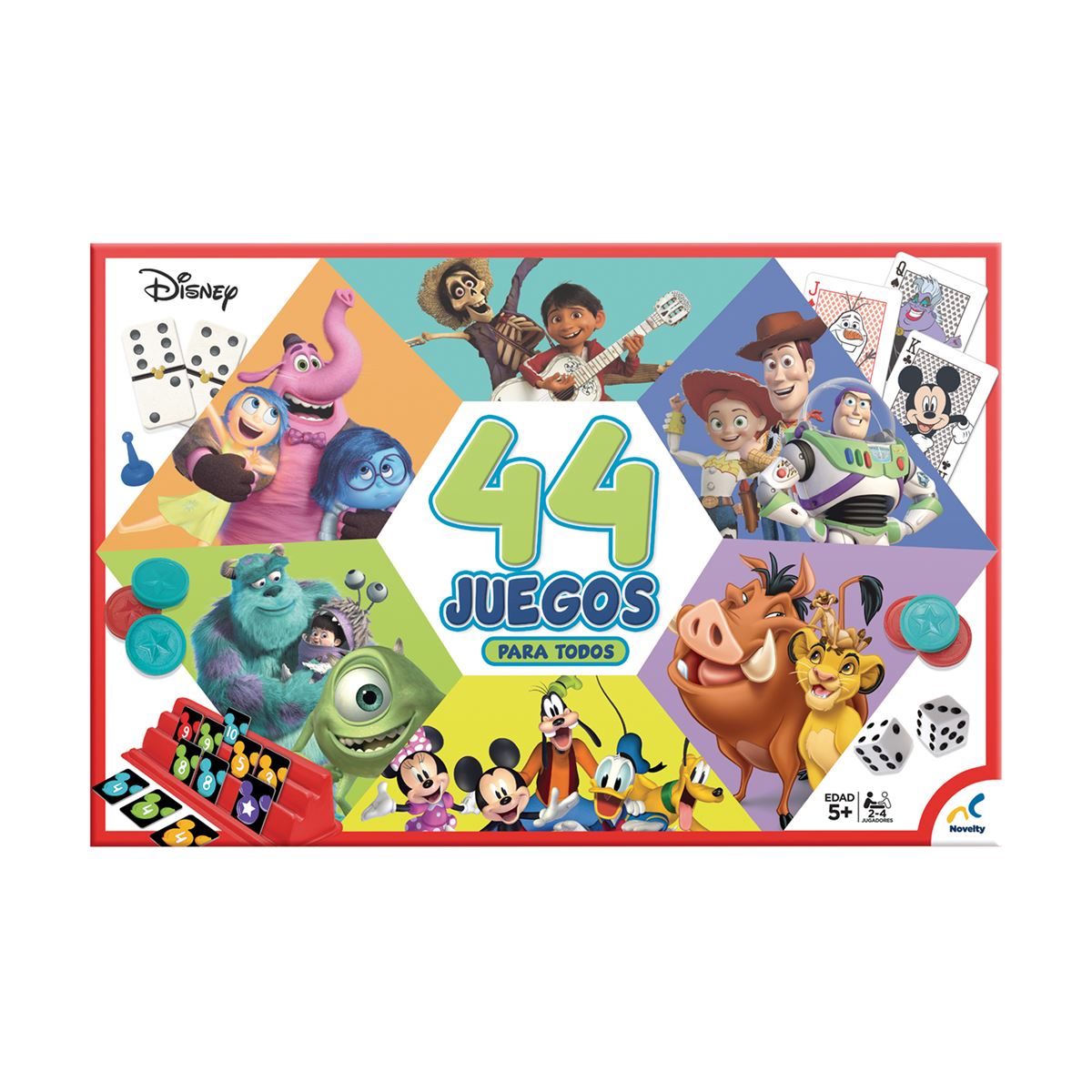 Set 44 Juegos para Todos Disney Pixar Novelty