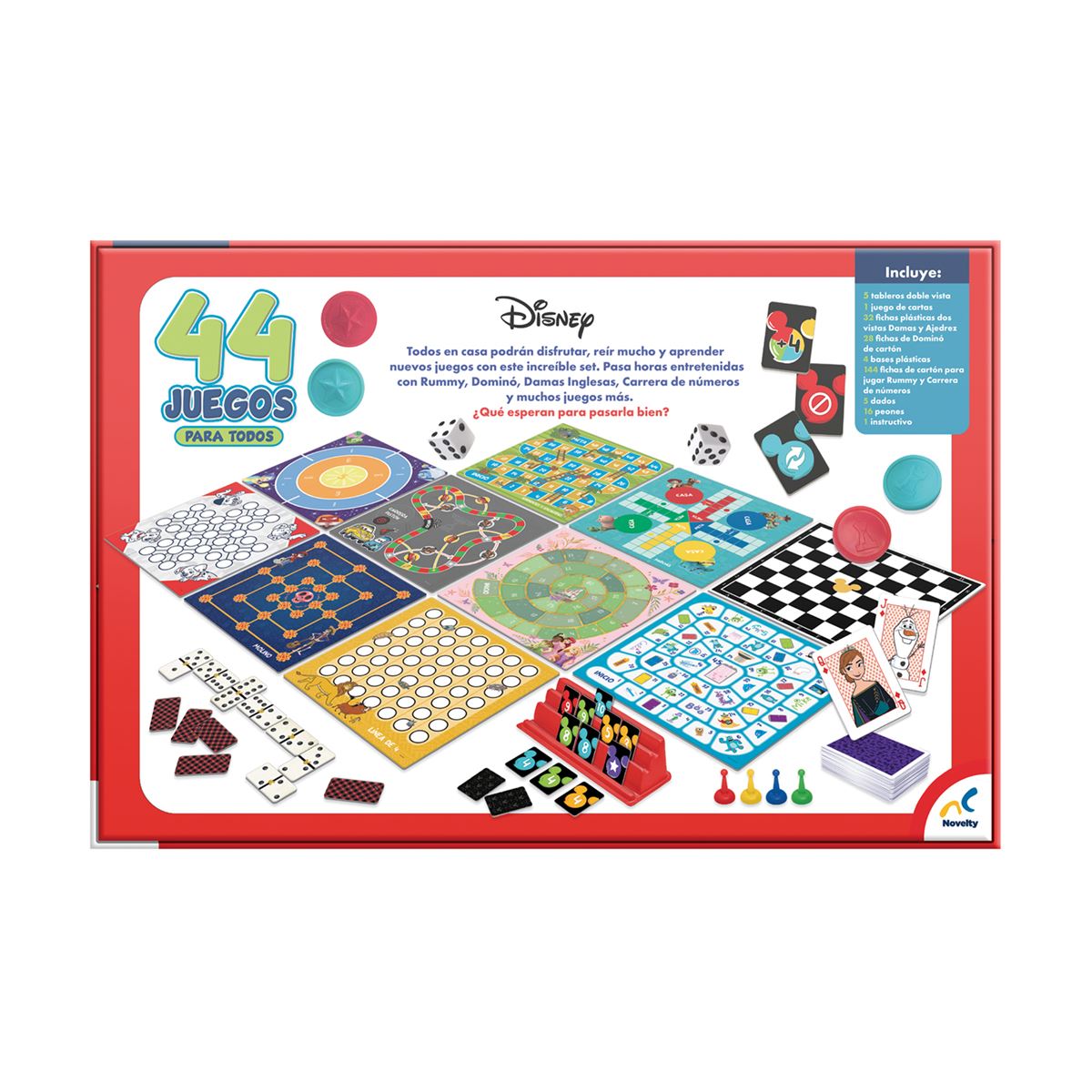 Set 44 Juegos para Todos Disney Pixar Novelty