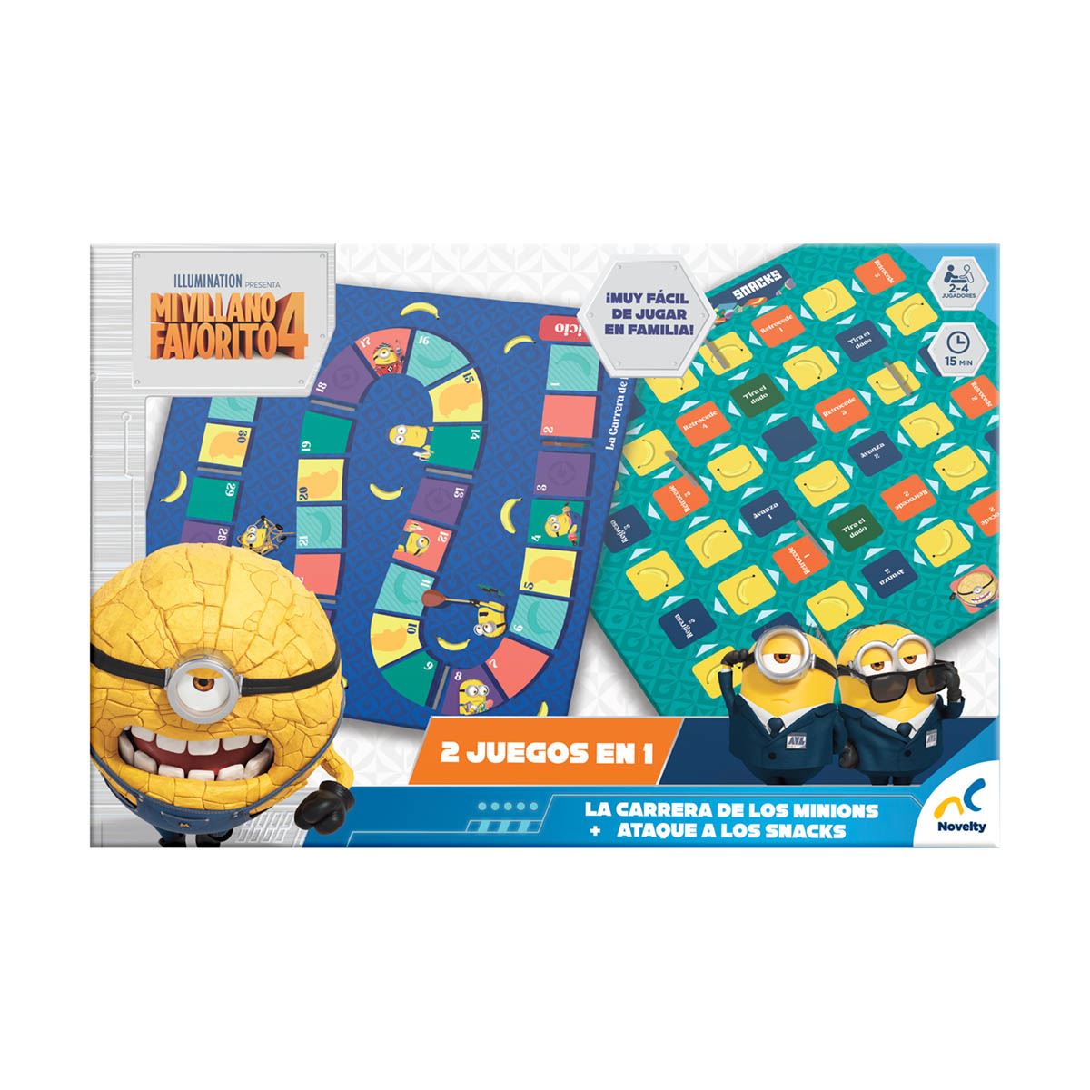 Juego de Mesa 2 en 1 Mi Villano Favorito Novelty