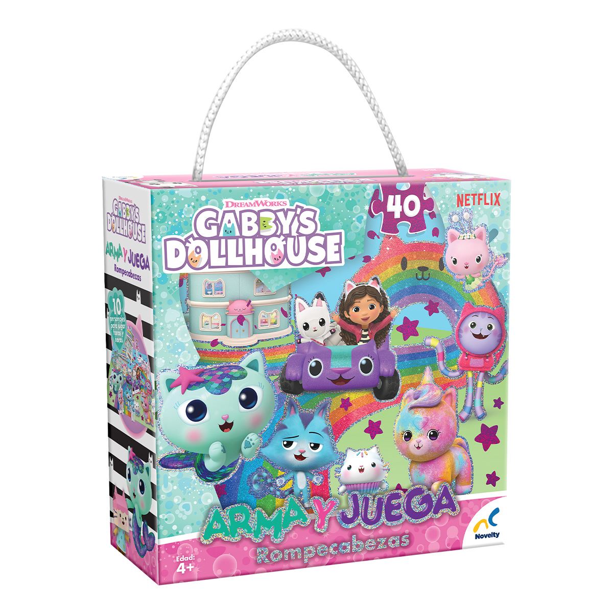 Rompecabezas Infantil Arma y Juega Gabby’s Dollhouse Novelty