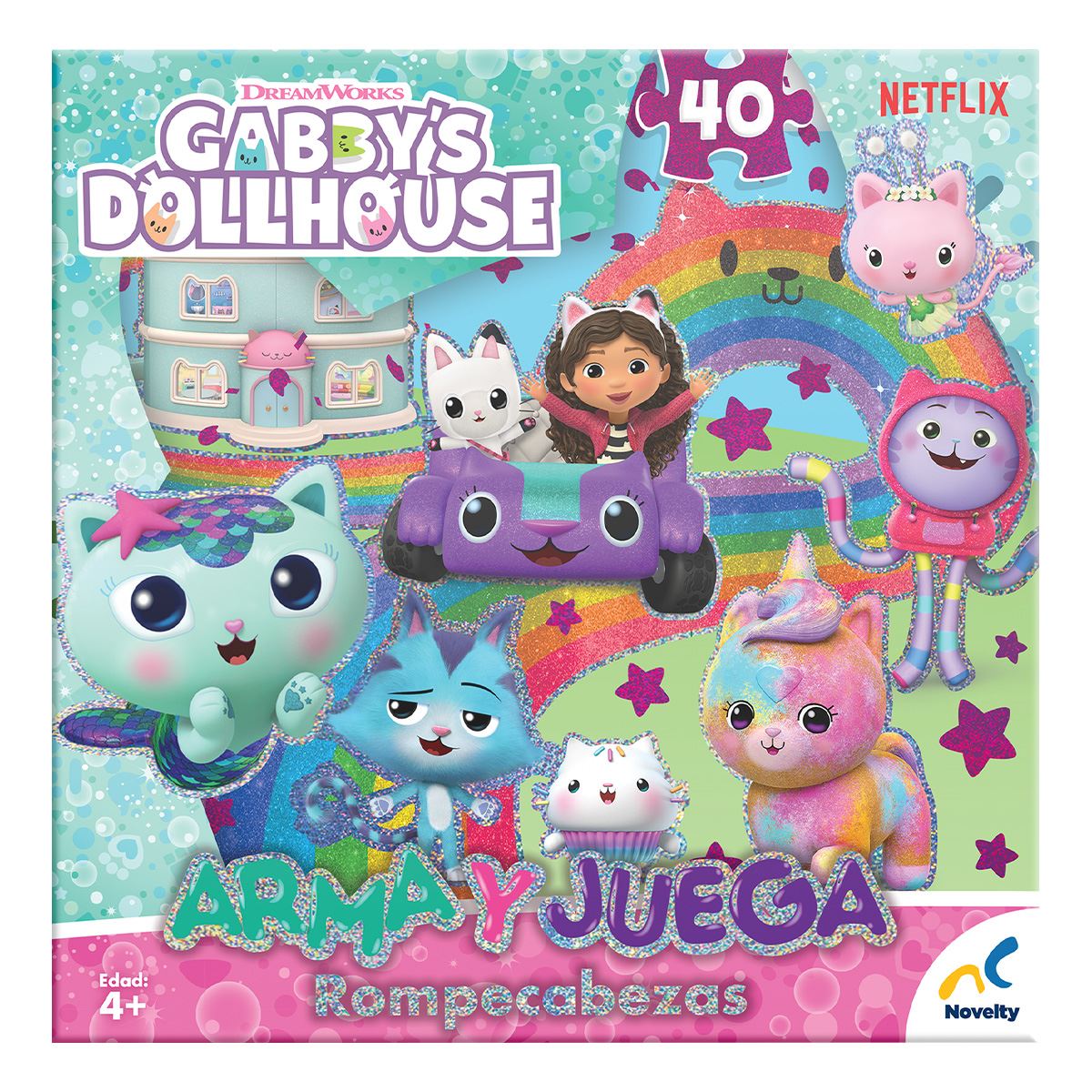 Rompecabezas Infantil Arma y Juega Gabby’s Dollhouse Novelty