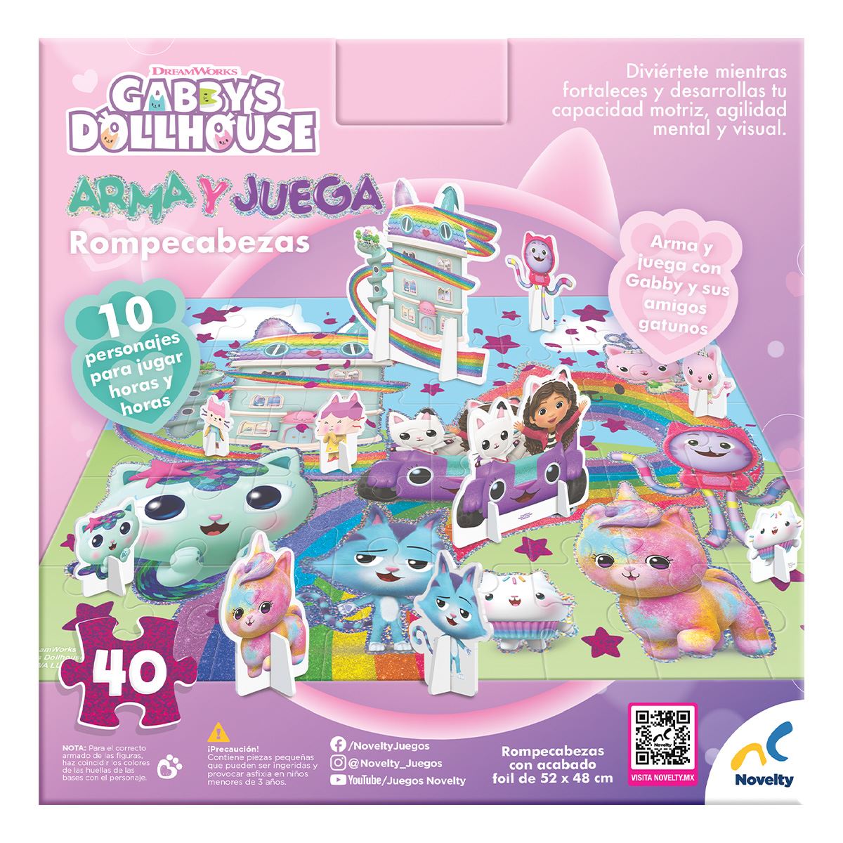 Rompecabezas Infantil Arma y Juega Gabby’s Dollhouse Novelty