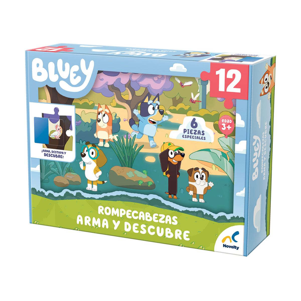 Rompecabezas Arma y Descubre Bluey