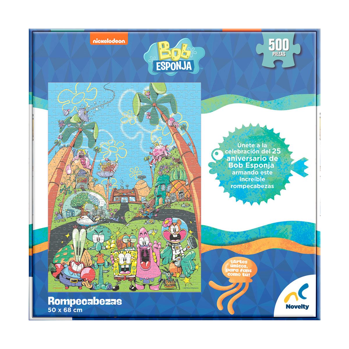 Rompecabezas Coleccionable Bob Esponja A 500 pzs