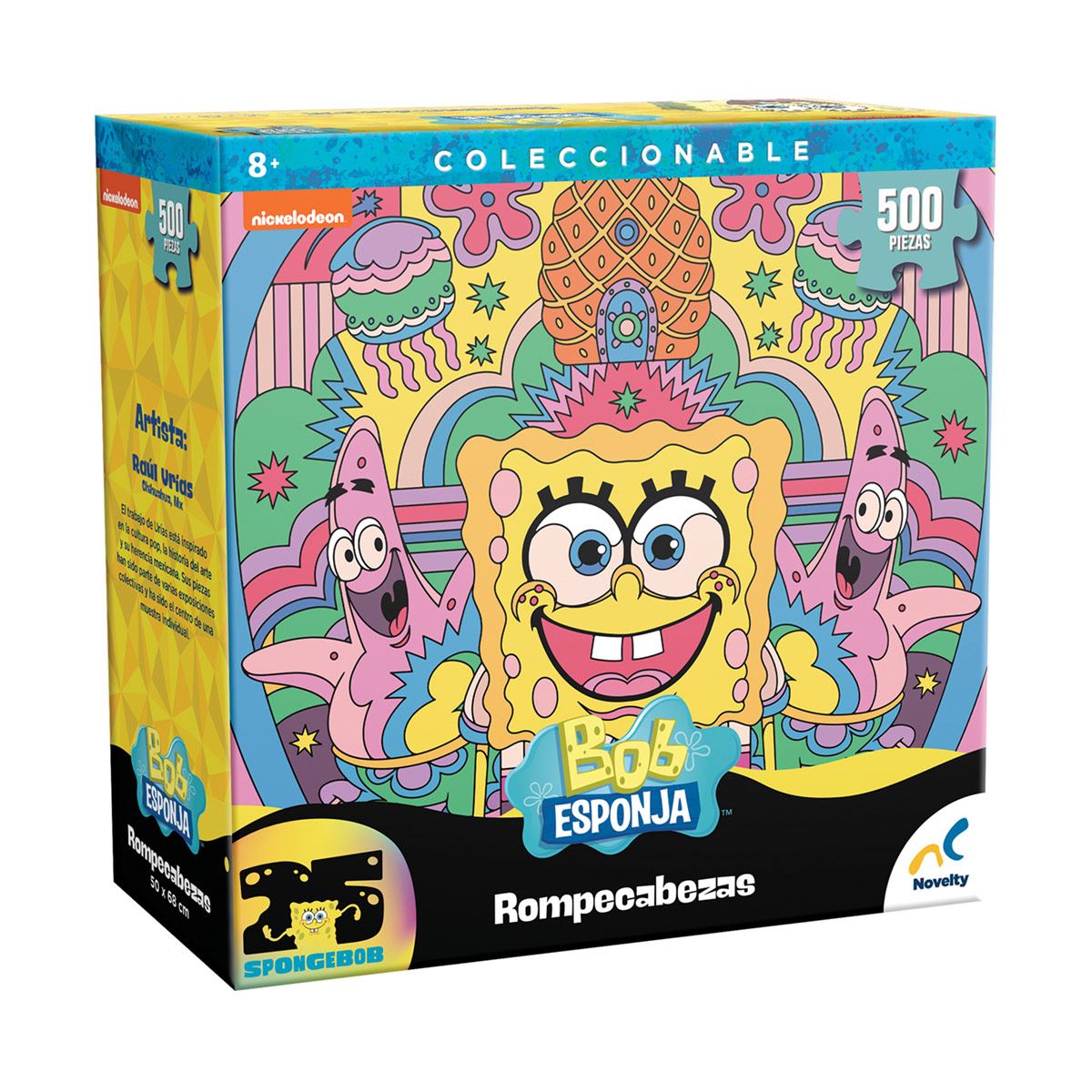 Rompecabezas Coleccionable Bob Esponja B 500 pzs
