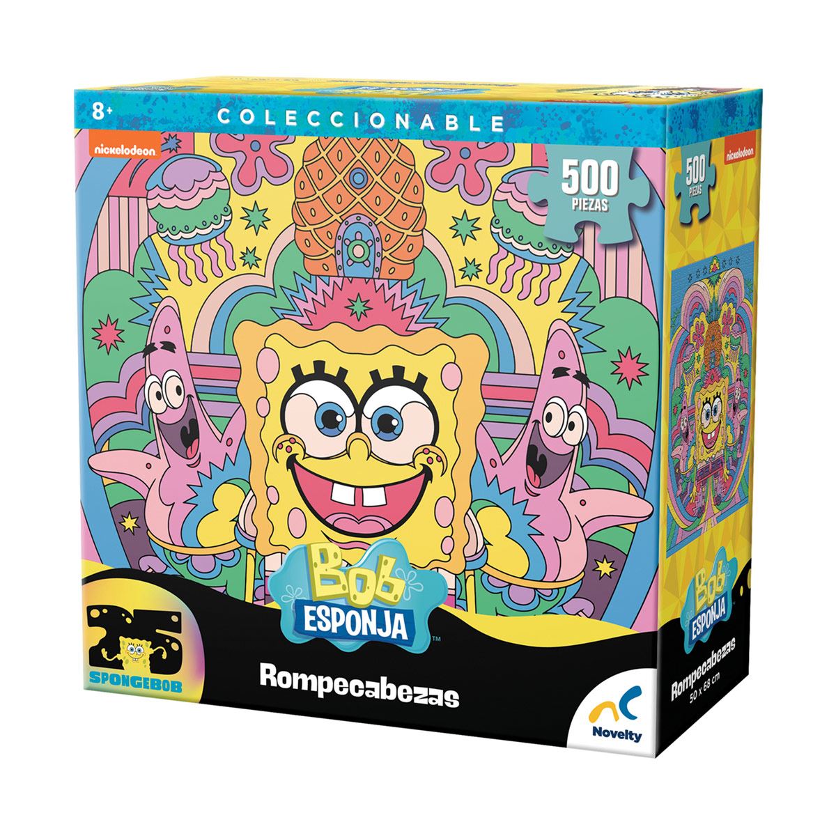 Rompecabezas Coleccionable Bob Esponja B 500 pzs