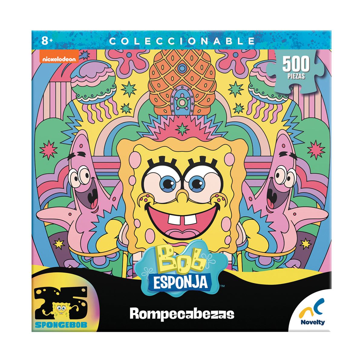 Rompecabezas Coleccionable Bob Esponja B 500 pzs