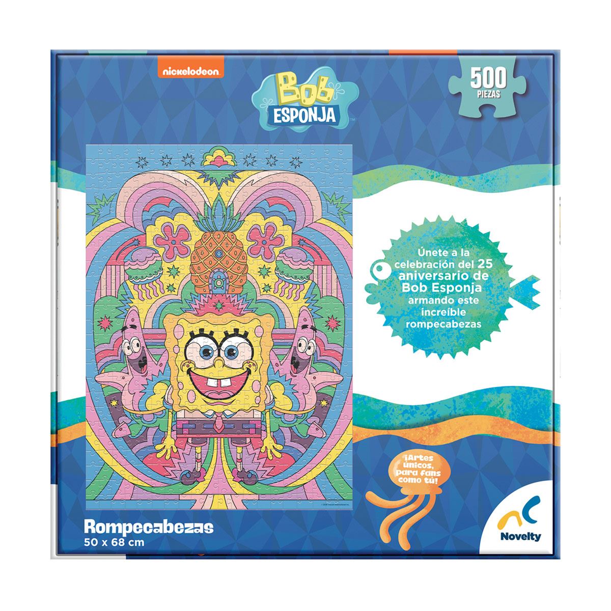 Rompecabezas Coleccionable Bob Esponja B 500 pzs