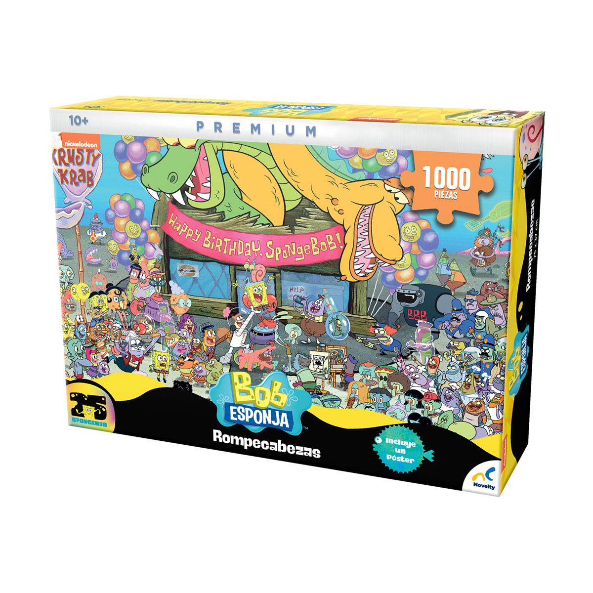 Rompecabezas Coleccionable Premium Bob Esponja 1000 pzs
