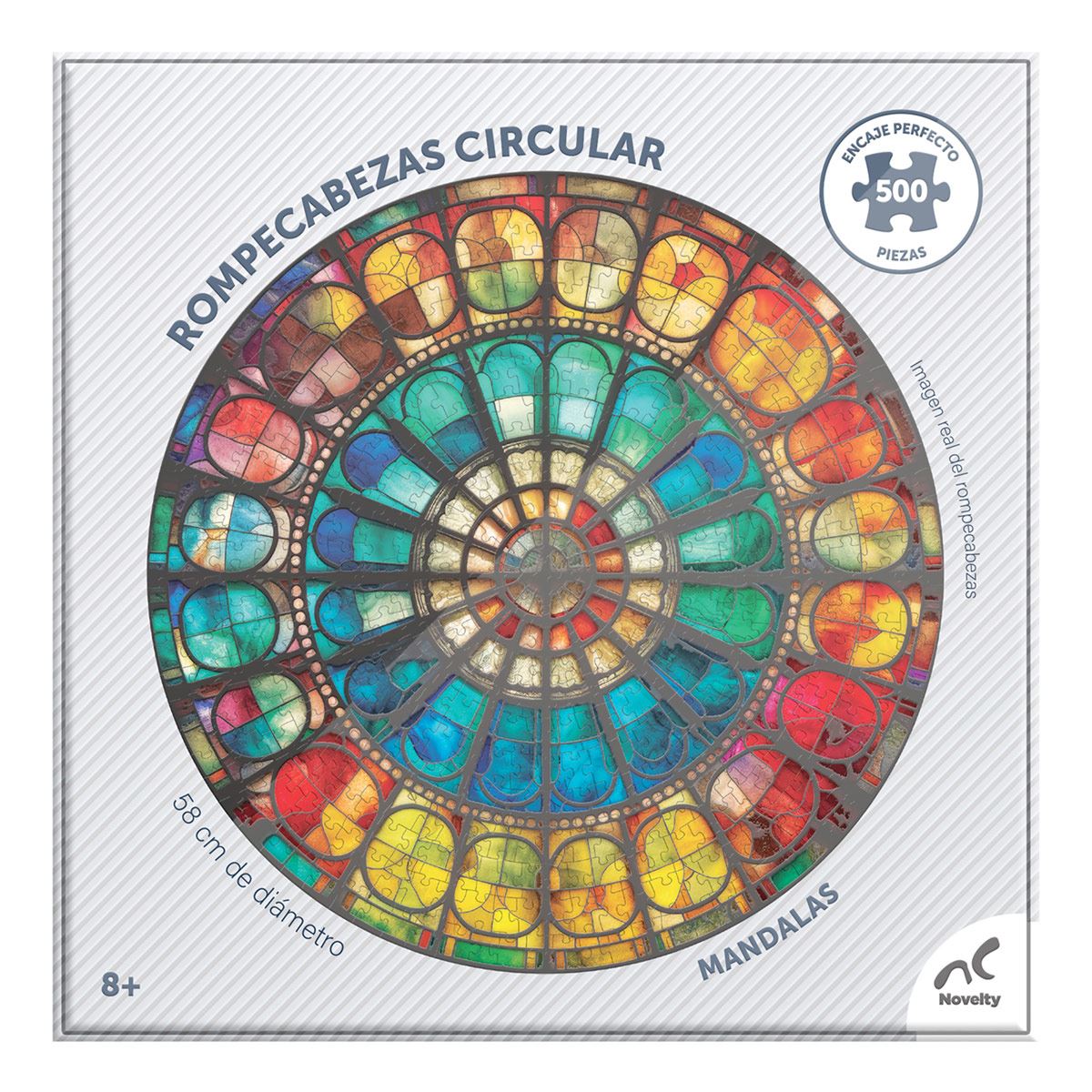 Rompecabezas Circular Vitrales