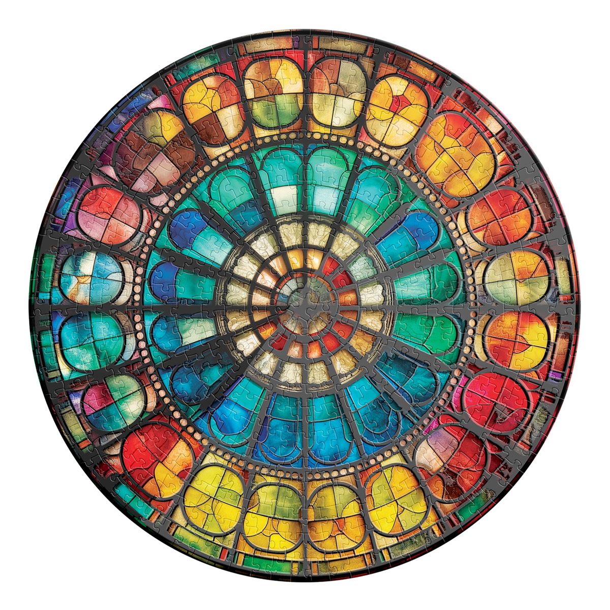 Rompecabezas Circular Vitrales