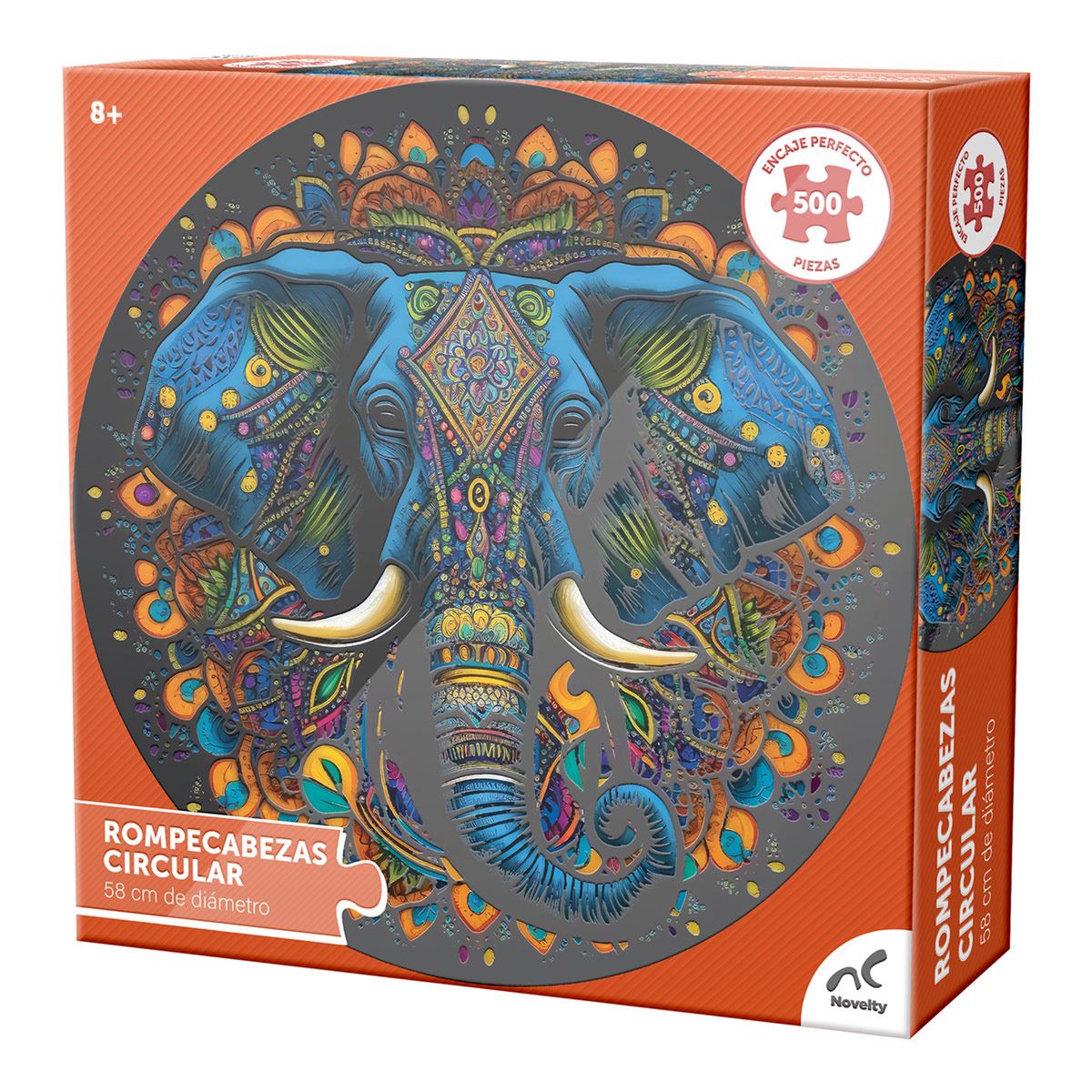Rompecabezas Circular Elefante