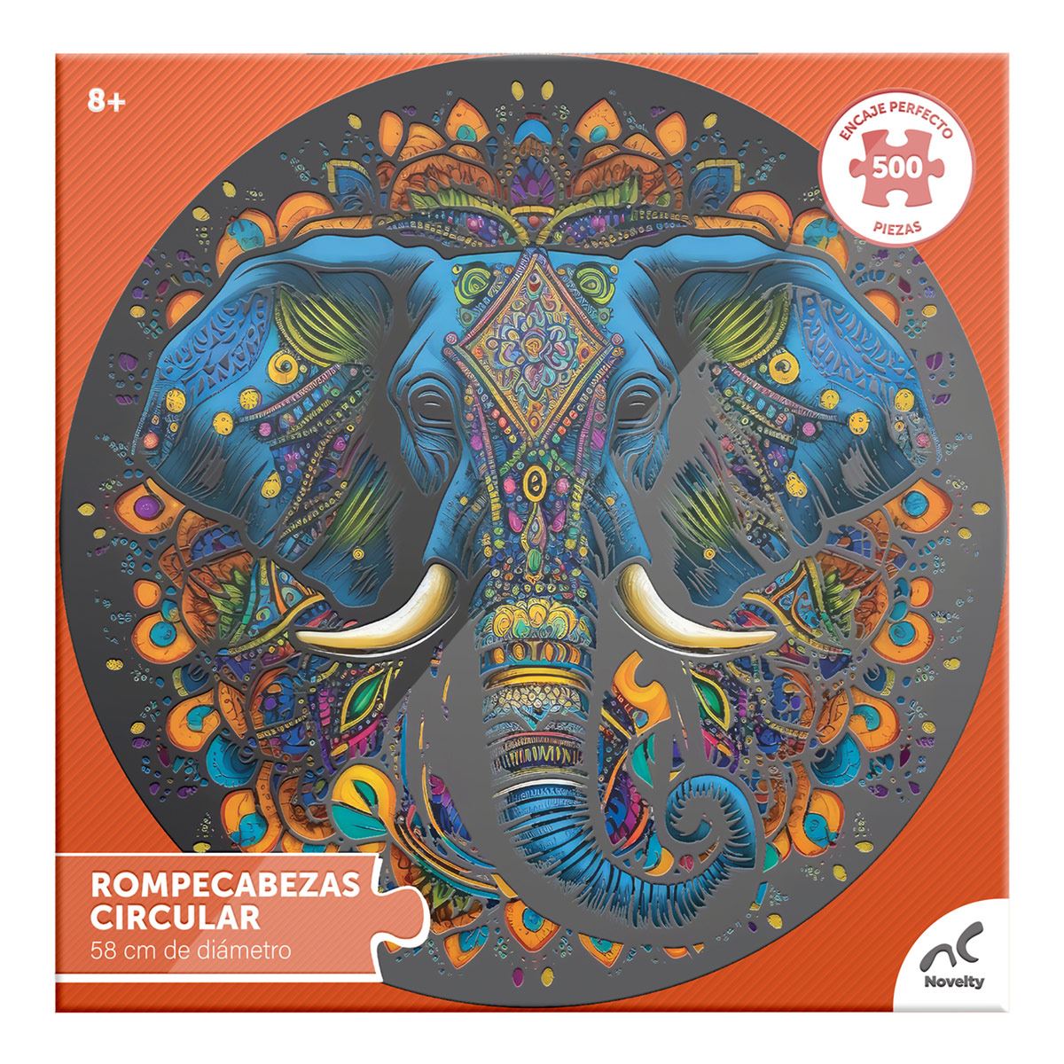 Rompecabezas Circular Elefante