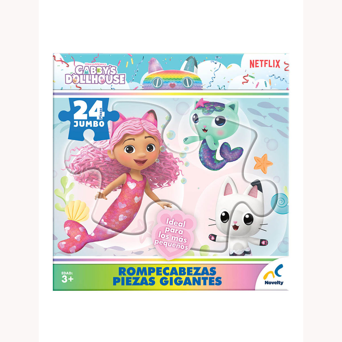 NOVELTY Rompecabezas Piezas Gigantes Gabby´S Dollhouse NOVELTY 24 ...