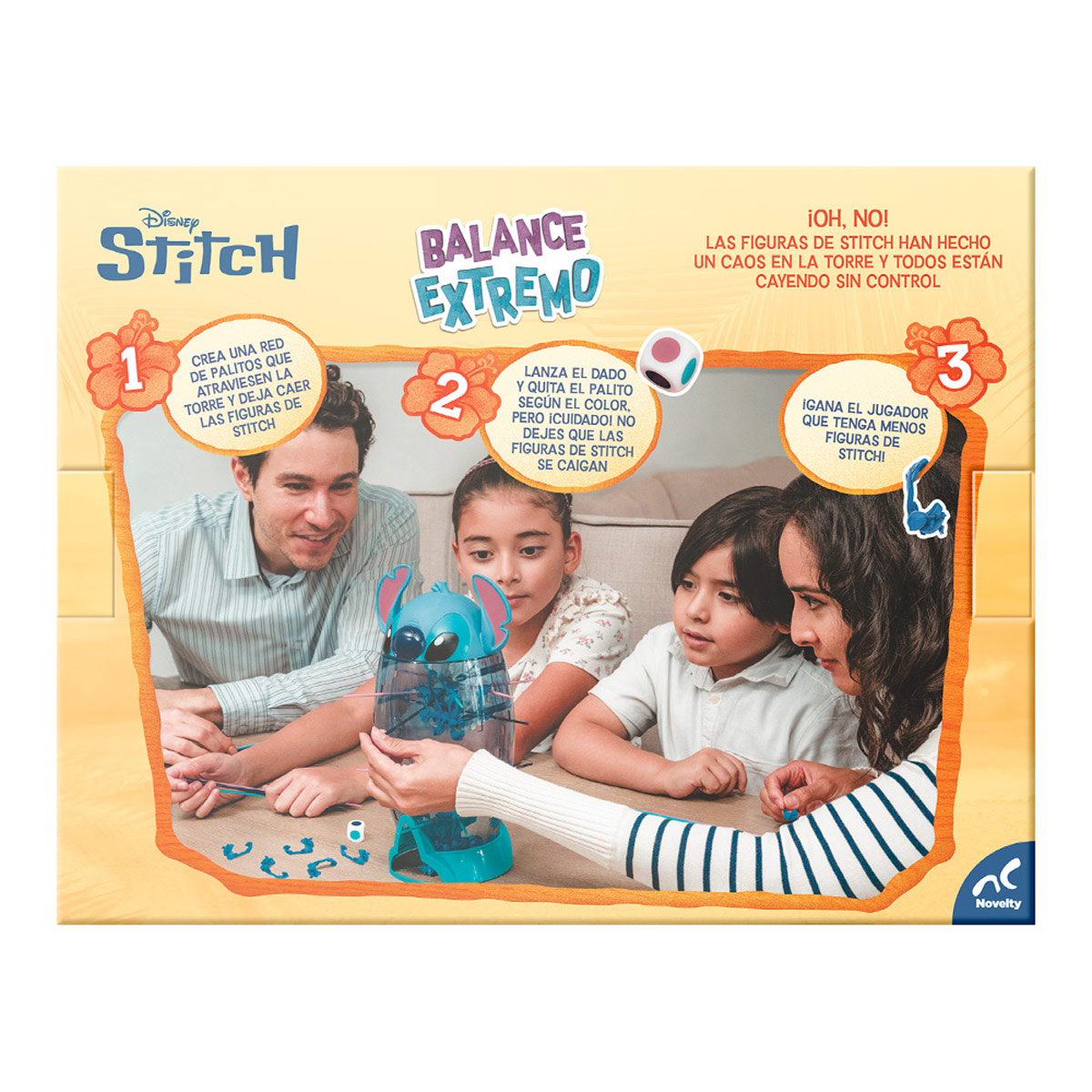 Juego de mesa Monos Locos Stitch NOVELTY