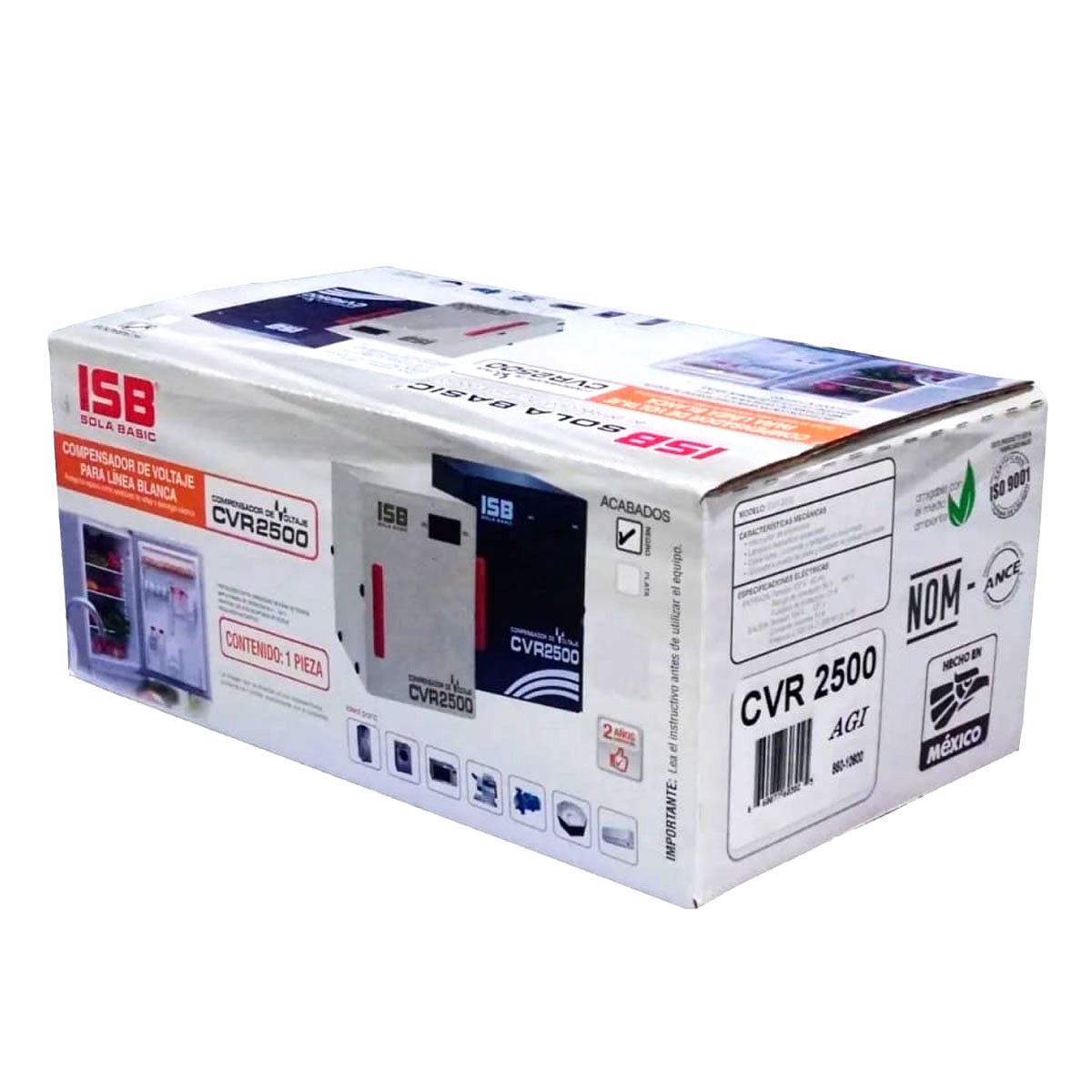 Compensador de voltaje cvr 2500 plata