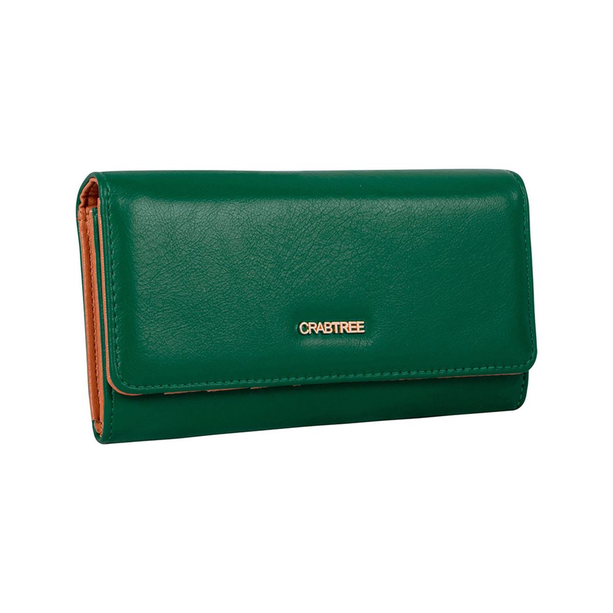 Cartera Color Verde Para Mujer Crabtree