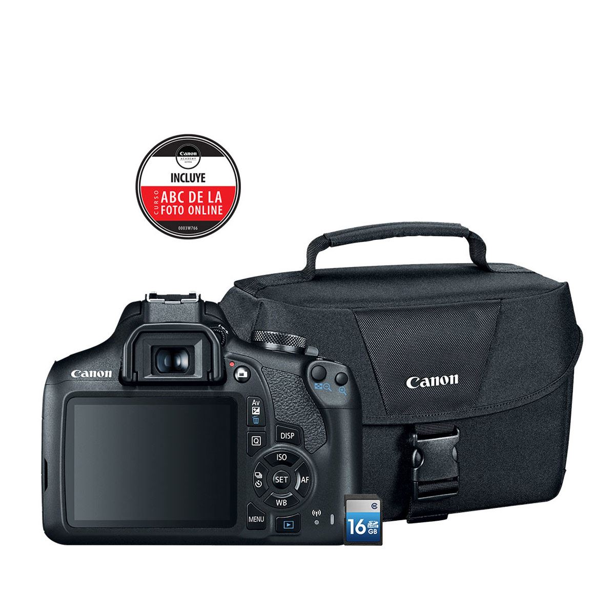 Cámara Canon Kit T7 18-55 Curso Tri