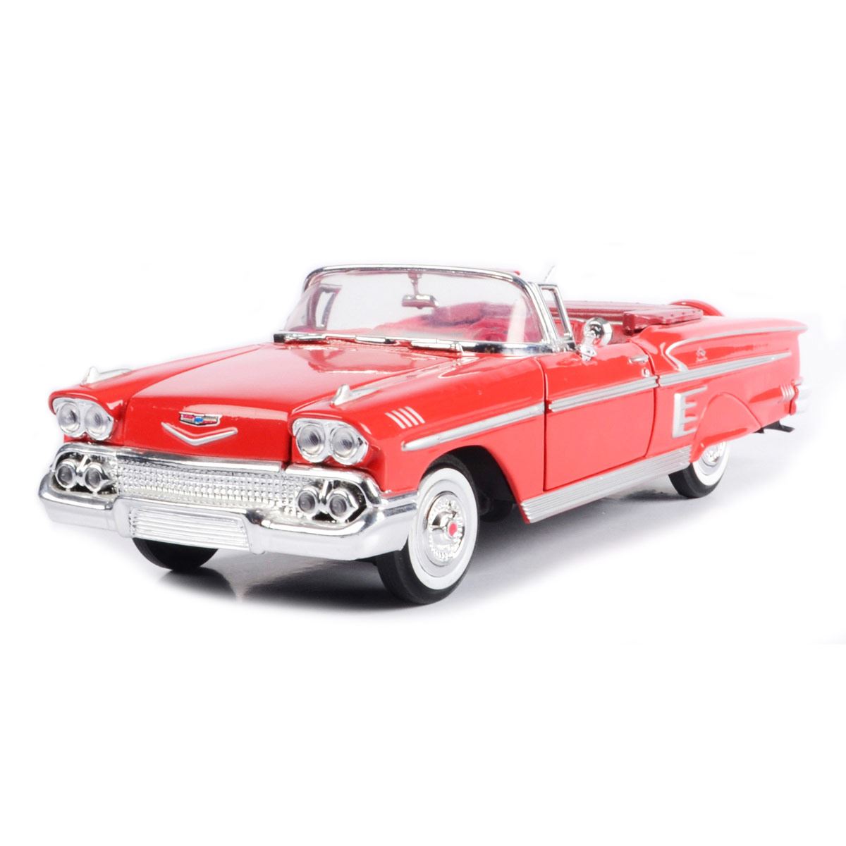 HATHAT Vehículo a escala original para Chevrolet Corvette 1, 18, 1965, aleación clásica, modelo