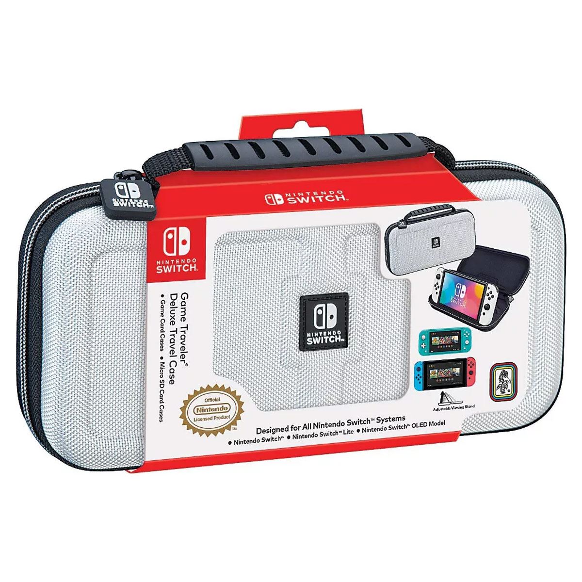 Estuche para Nintendo Switch clásico blanco new