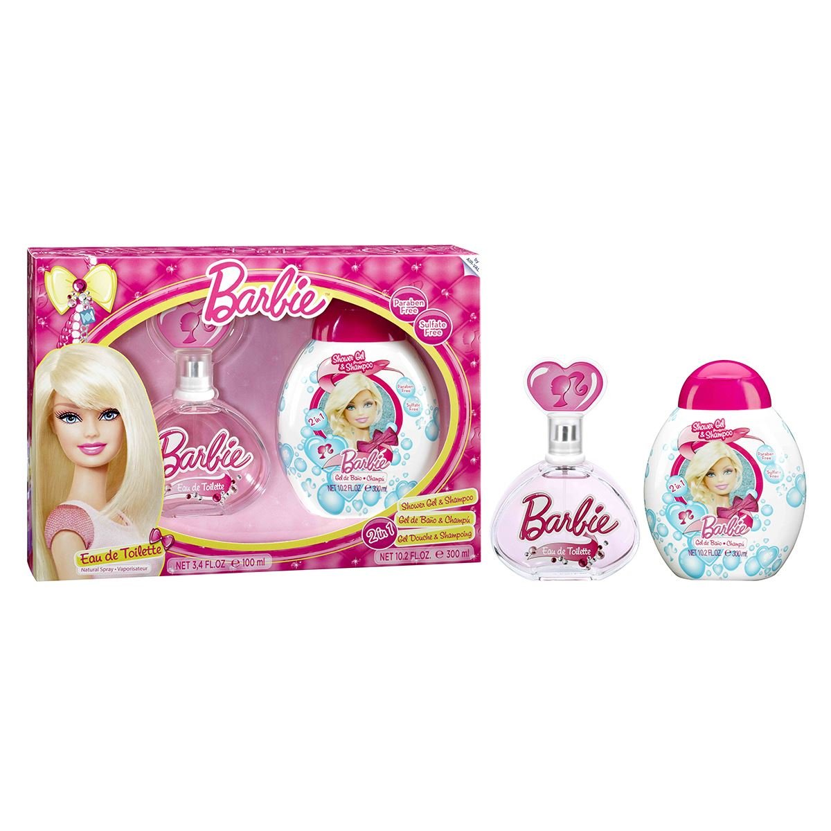 Barbie Set Edt 100 Ml + Shower Gel 300 Ml