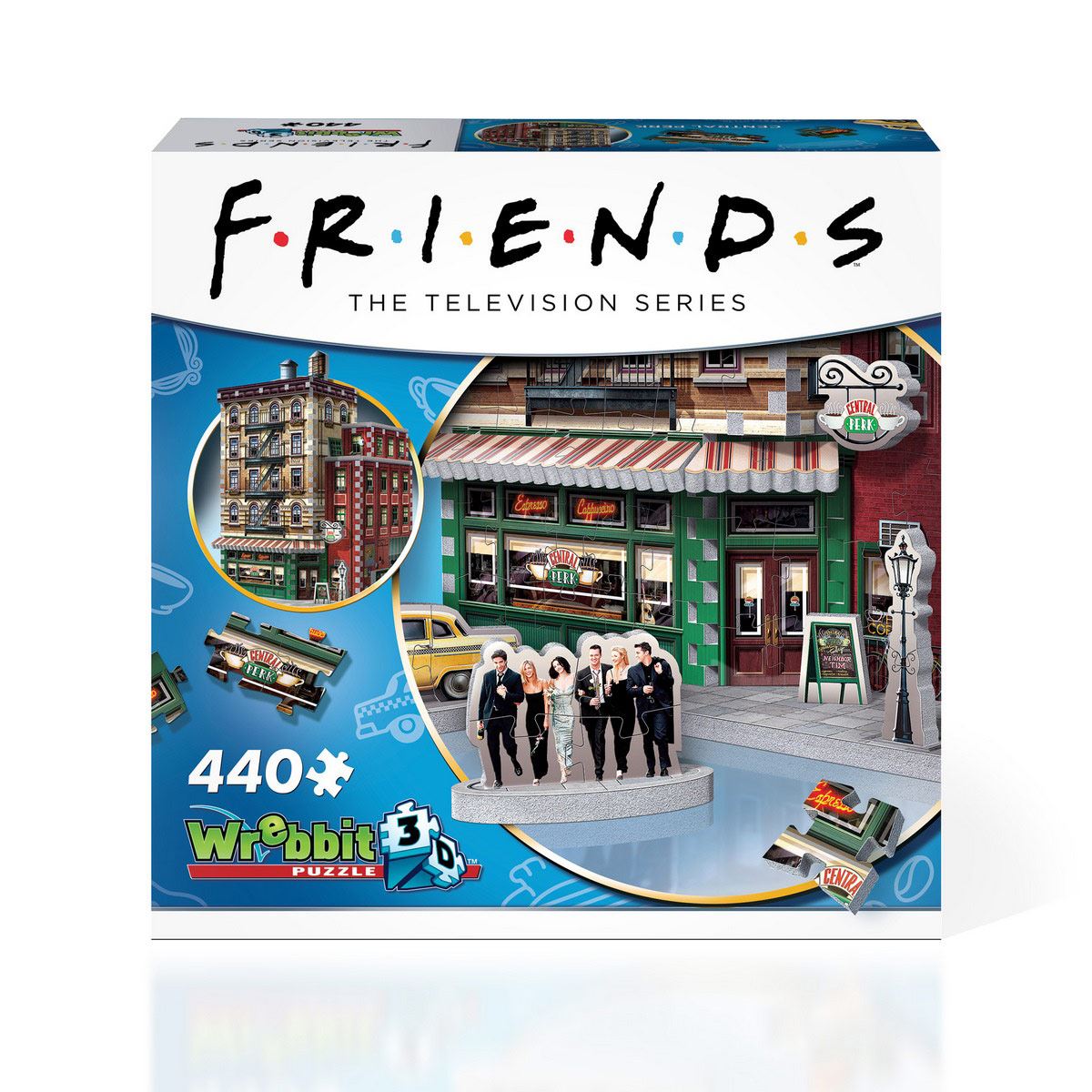 Rompecabezas 3D 440 piezas Friends Central Perk