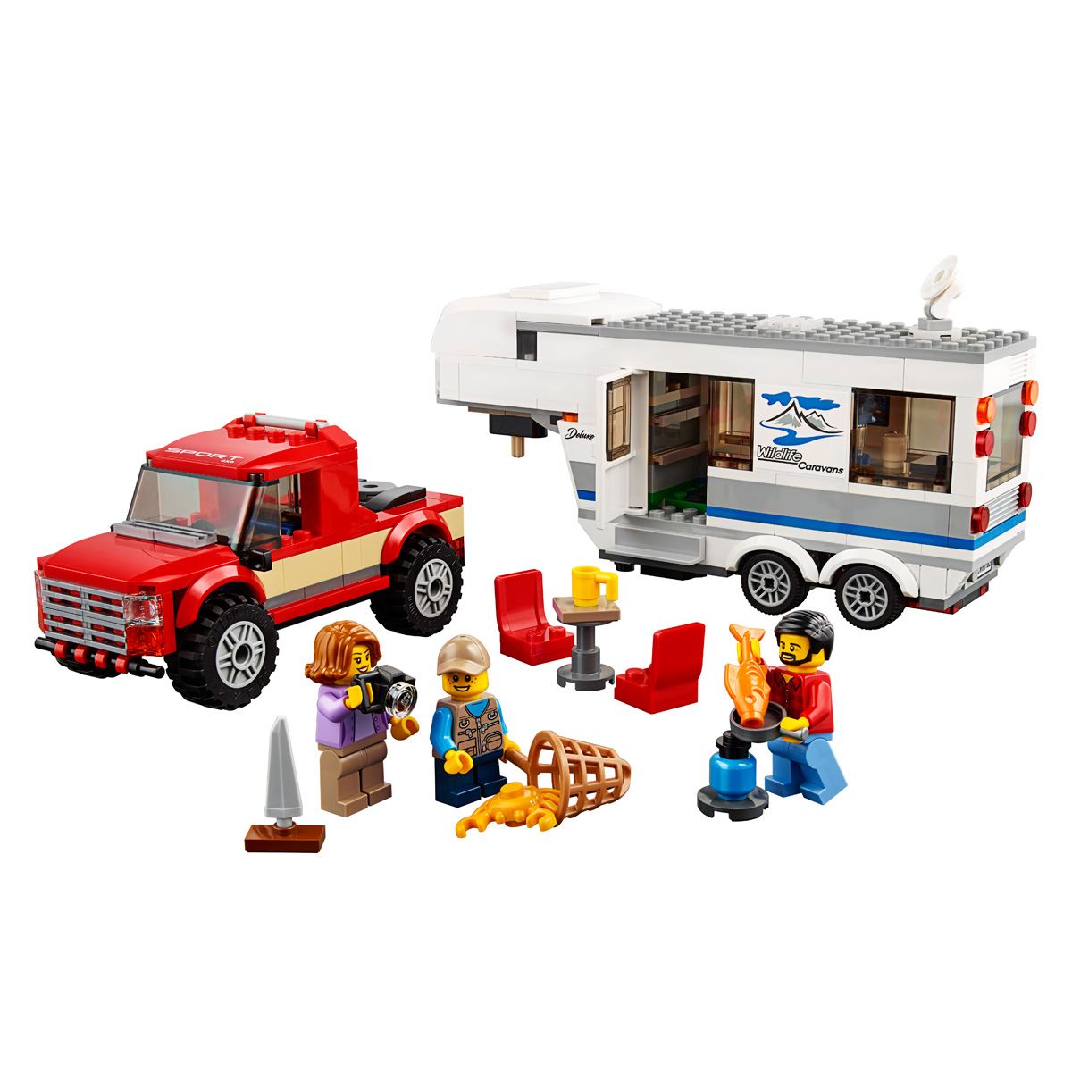 Lego City Great Vehicles Camioneta y Remolque
