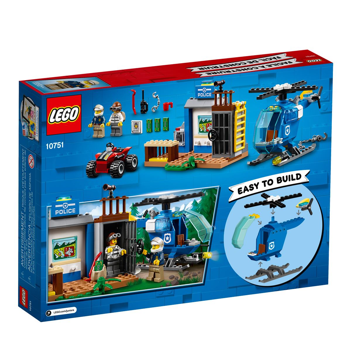 Lego Juniors Persecuci&#243;n Polic&#237;aca en La Monta&#241;a