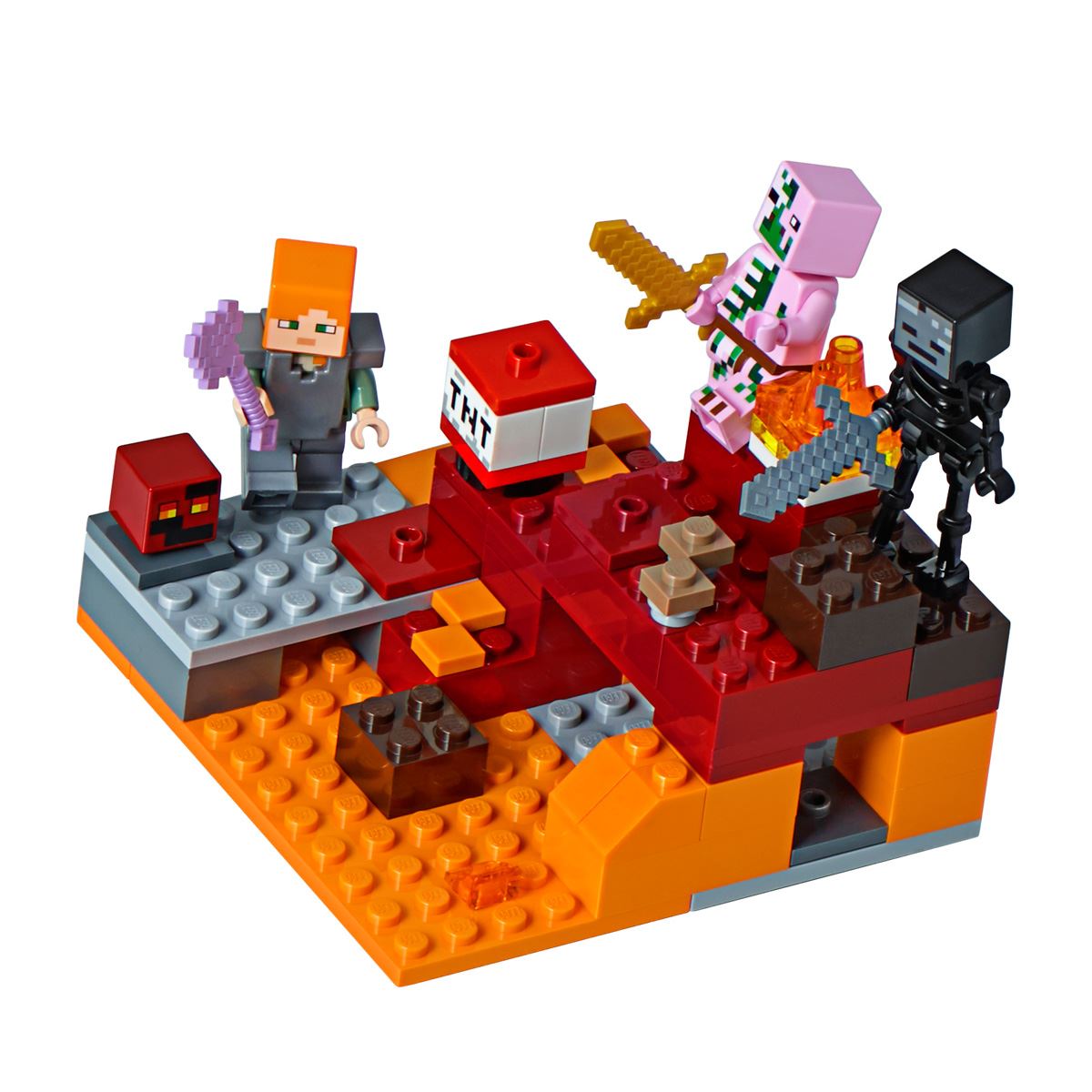 lego minecraft tren del infierno