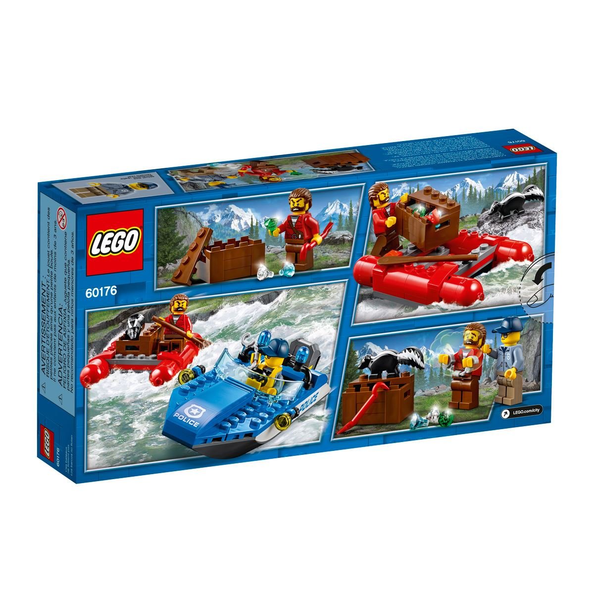Lego City Police Escape en Aguas Salvajes