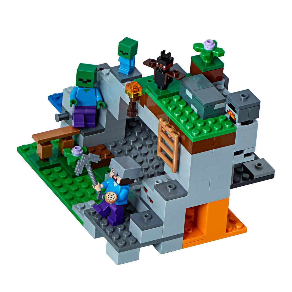 Lego Minecraft La Cueva de Los Zombies