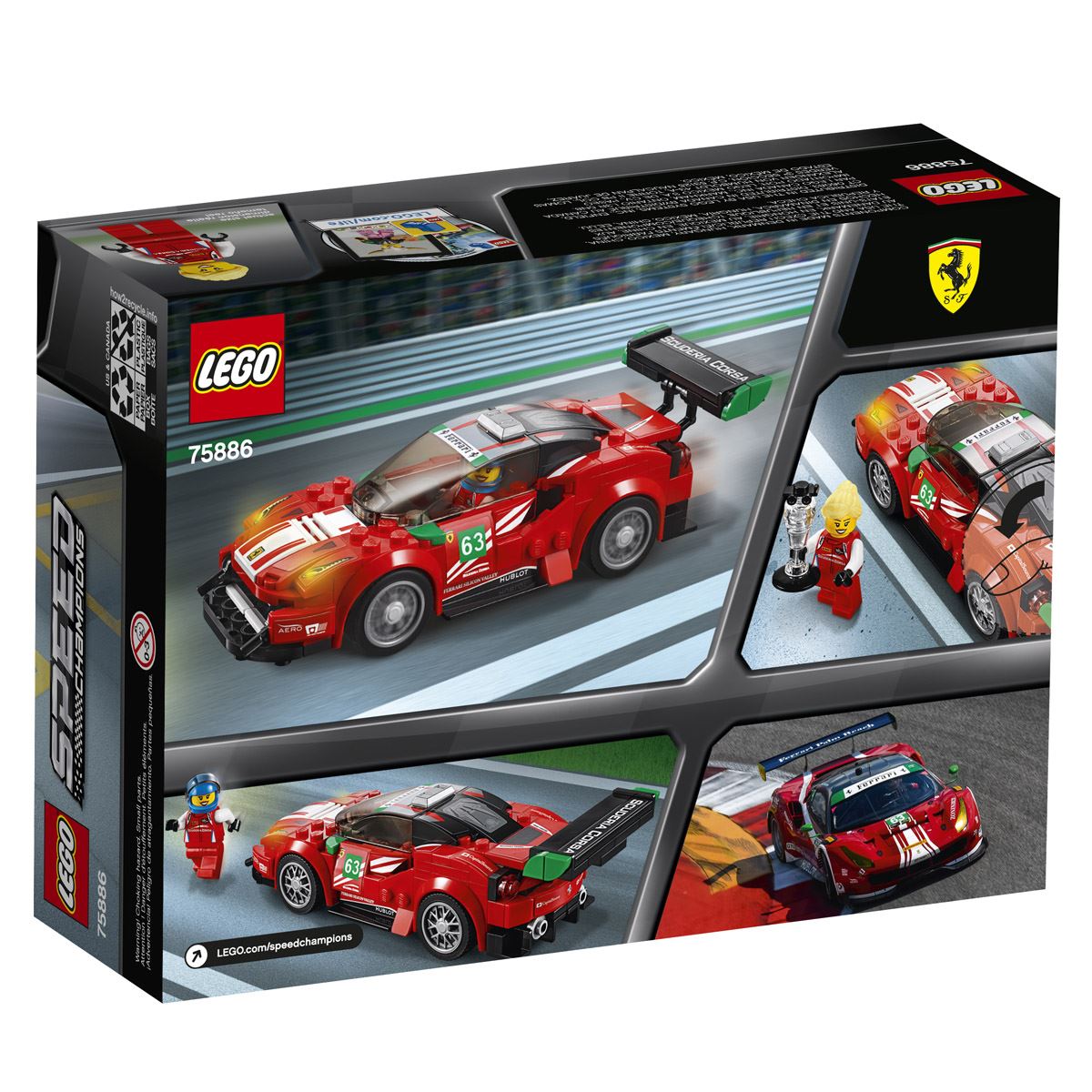 Speed Champions Ferrari 488 GTE &#8220;Scuderia Corsa&#8221;