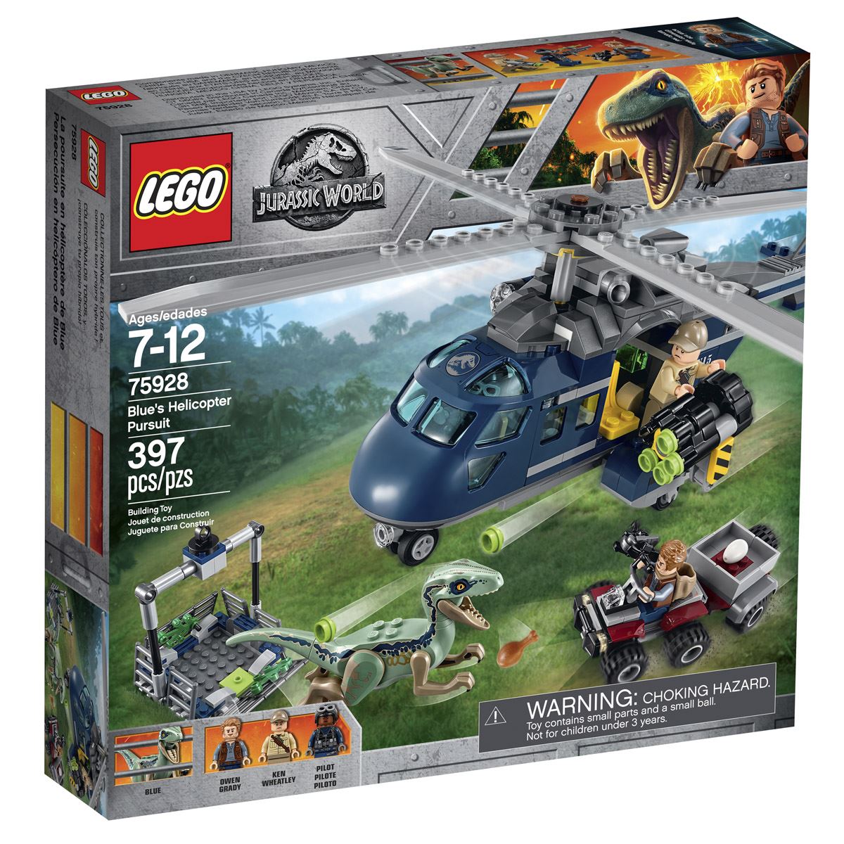 Lego Pt Ip 2018 Persecución En Helicóptero De Blue