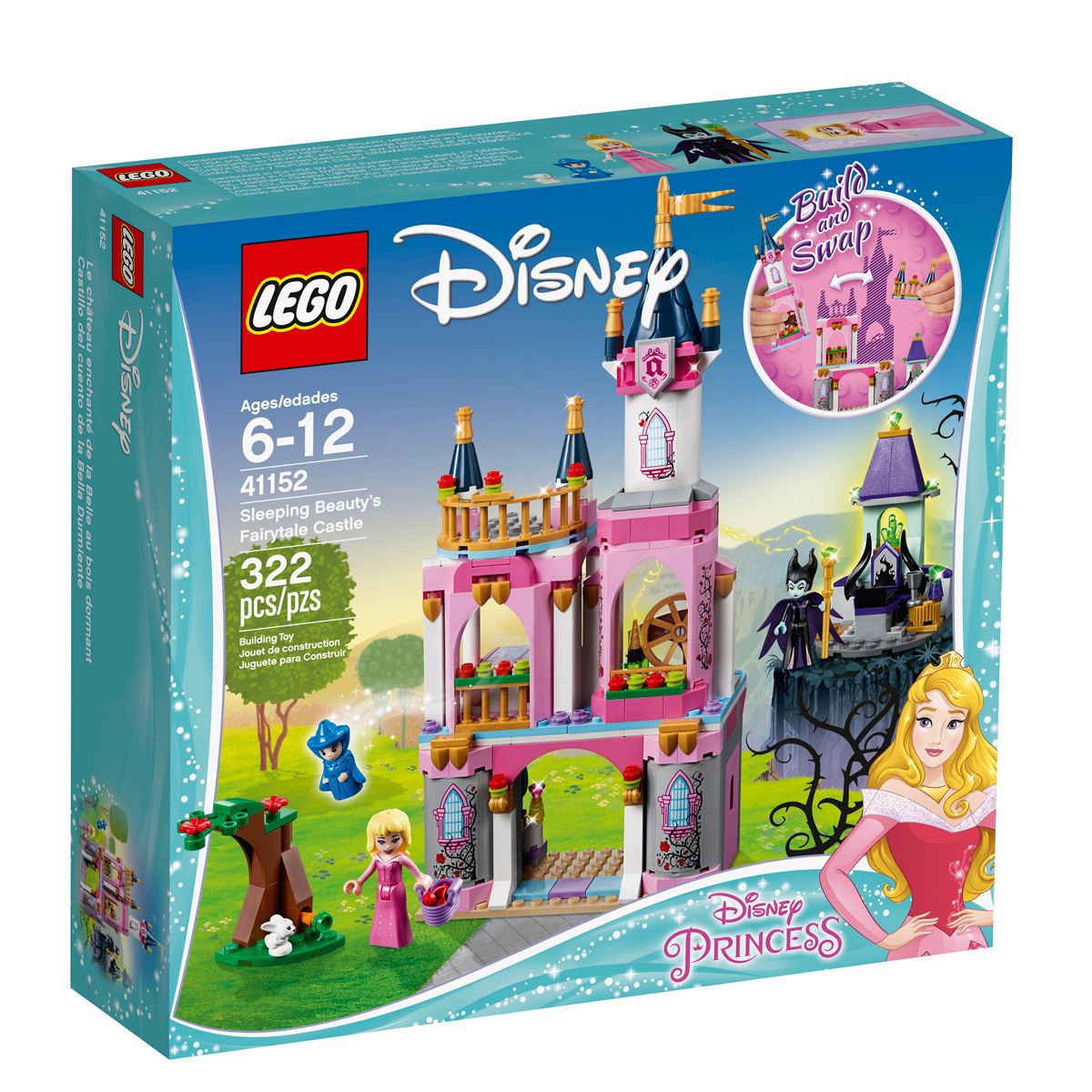 castillo de lego de disney