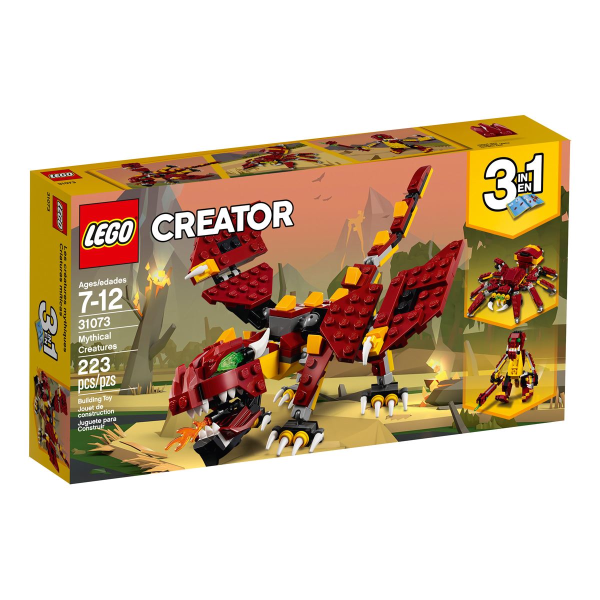 Lego Creator Criaturas M&#237;ticas