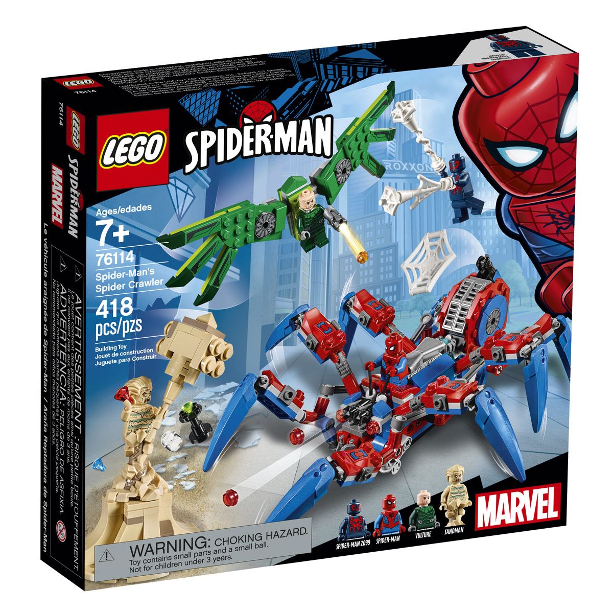 spiderman negro lego