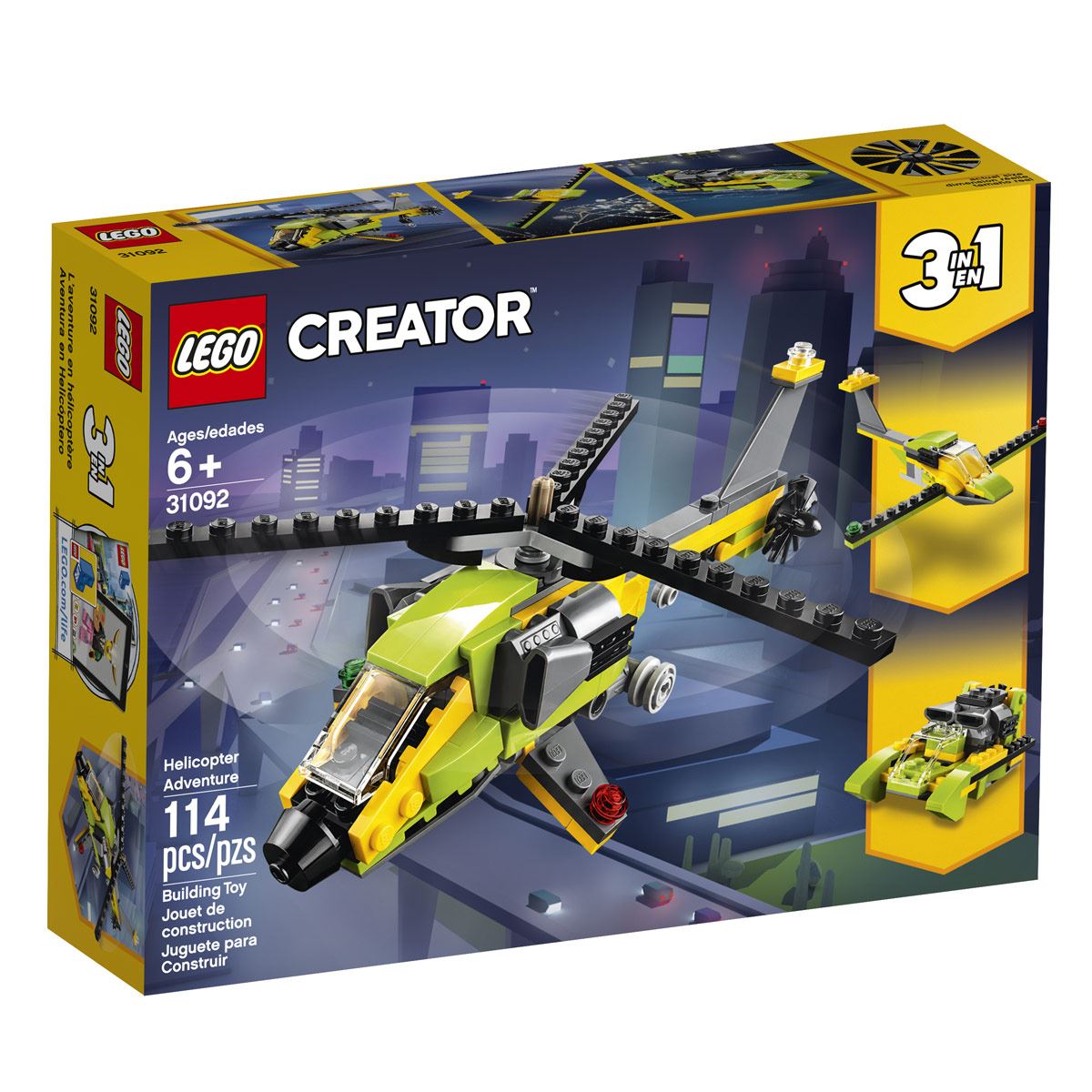 helicoptero de lego