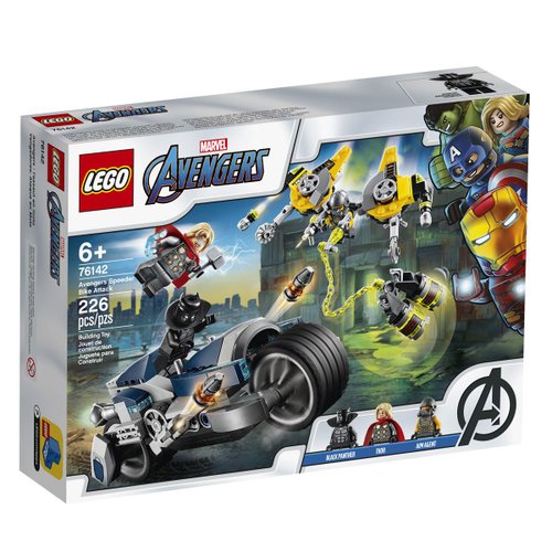 Ataque en Moto Lego Marvel
